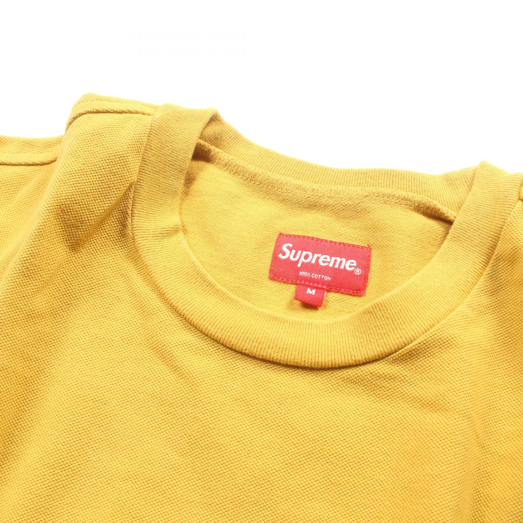 Supreme Pique Small Box Tee Cotton T-Shirt