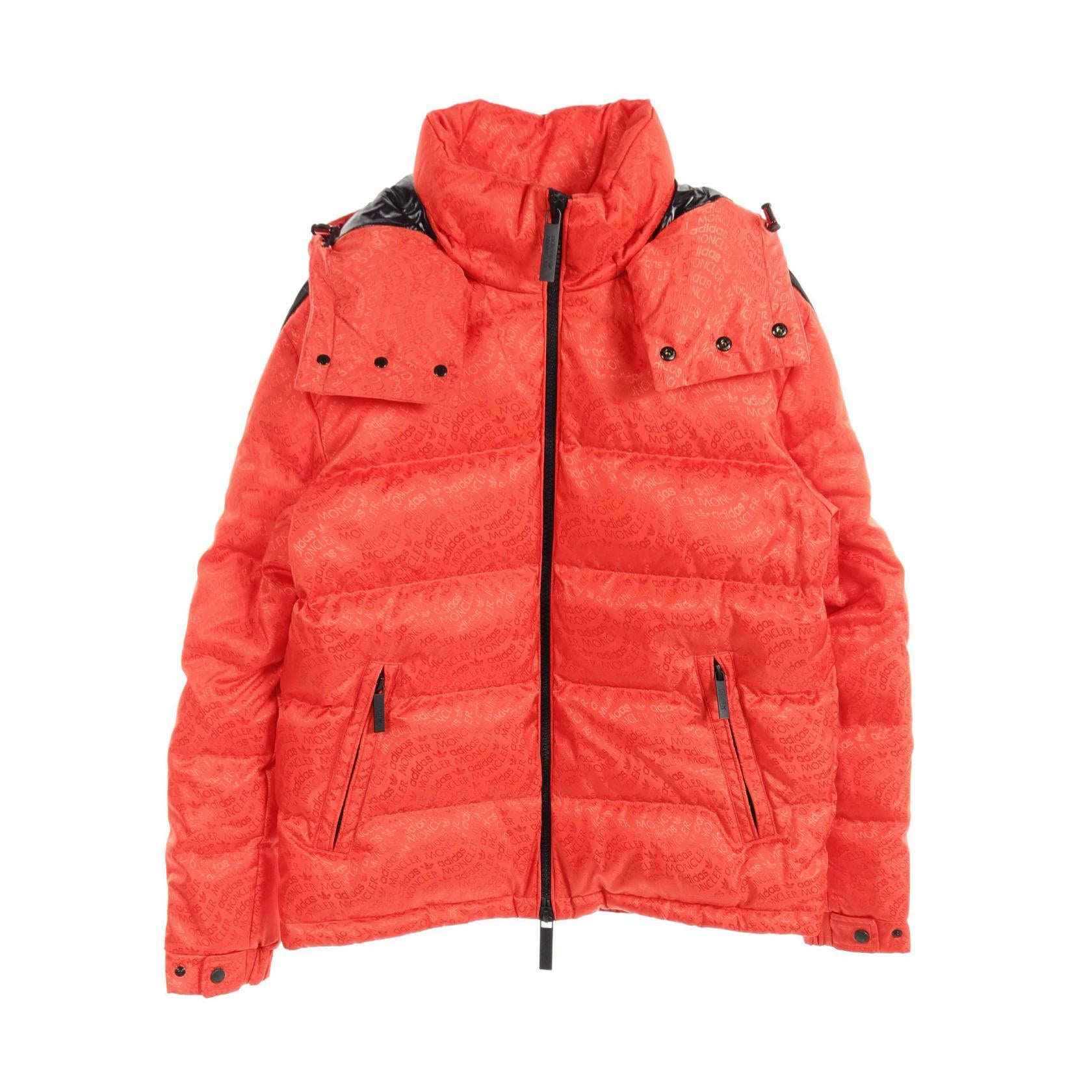 Moncler x Adidas SALZMAN Down Jacket Orange/Black