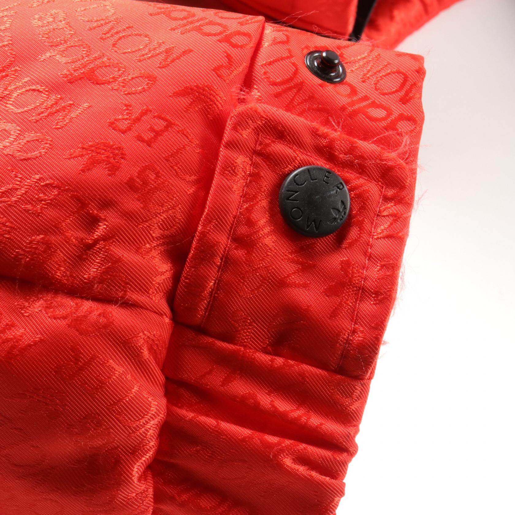 Moncler x Adidas SALZMAN Down Jacket Orange/Black