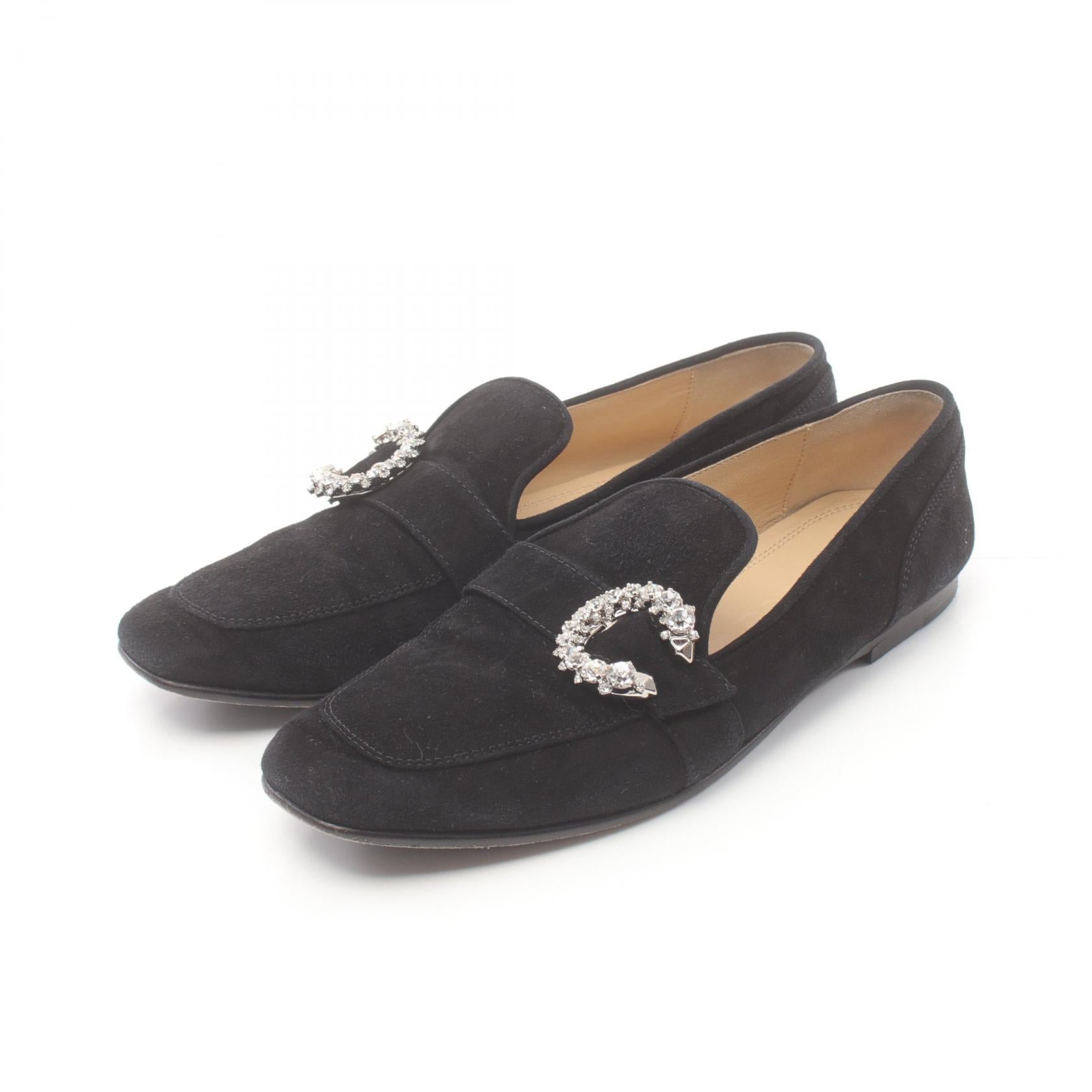 Jimmy Choo Suede Mani Flat Loafers