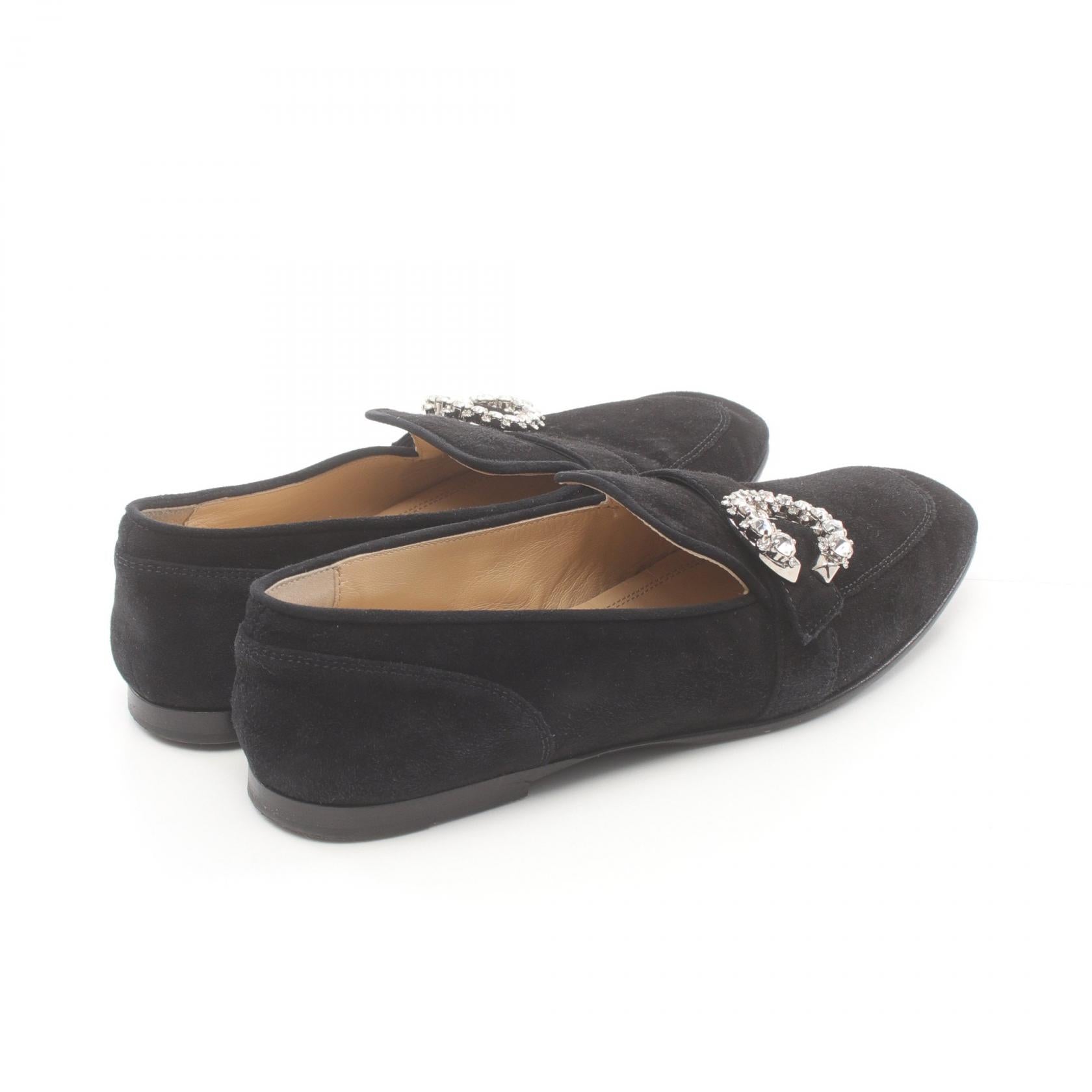 Jimmy Choo Suede Mani Flat Loafers