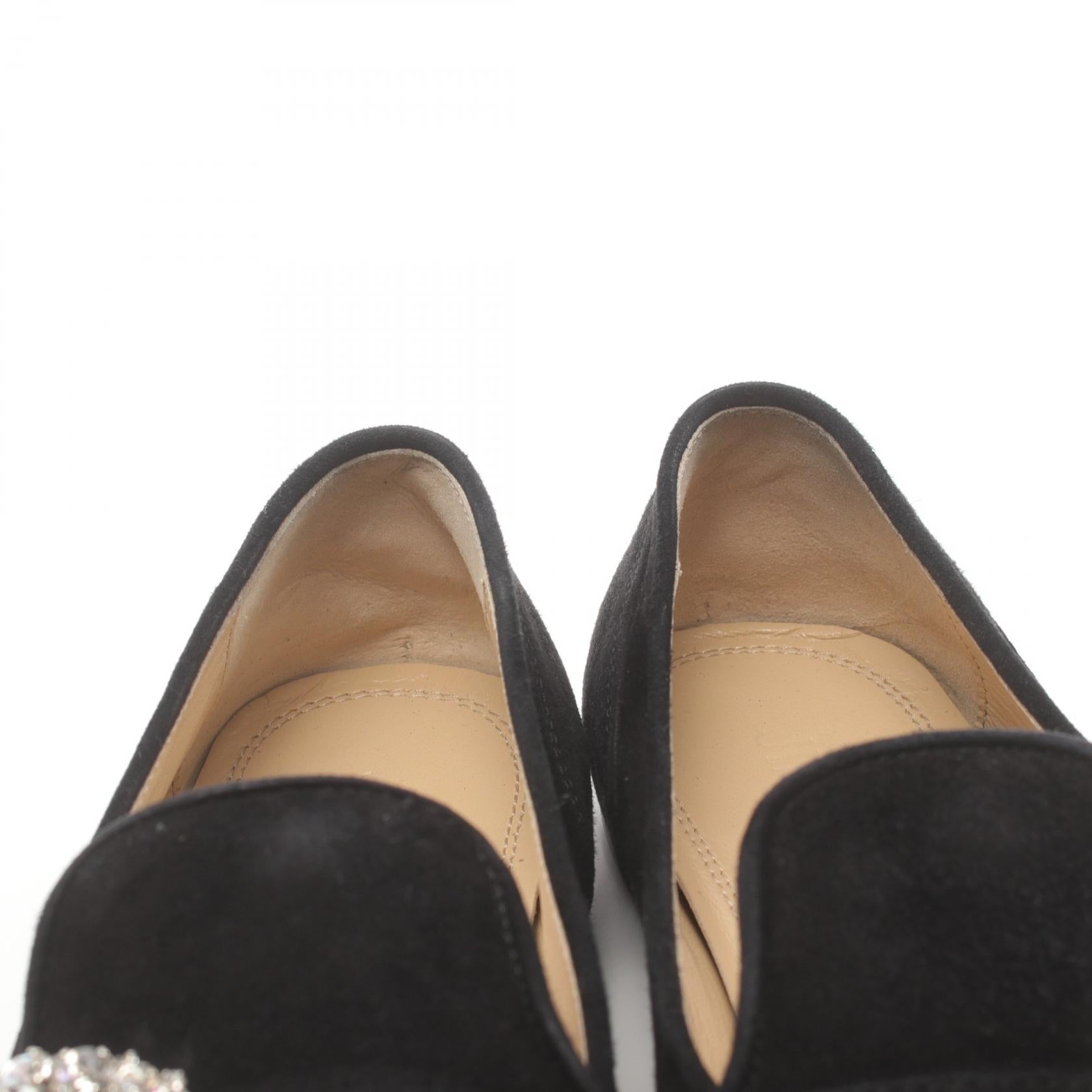 Jimmy Choo Suede Mani Flat Loafers