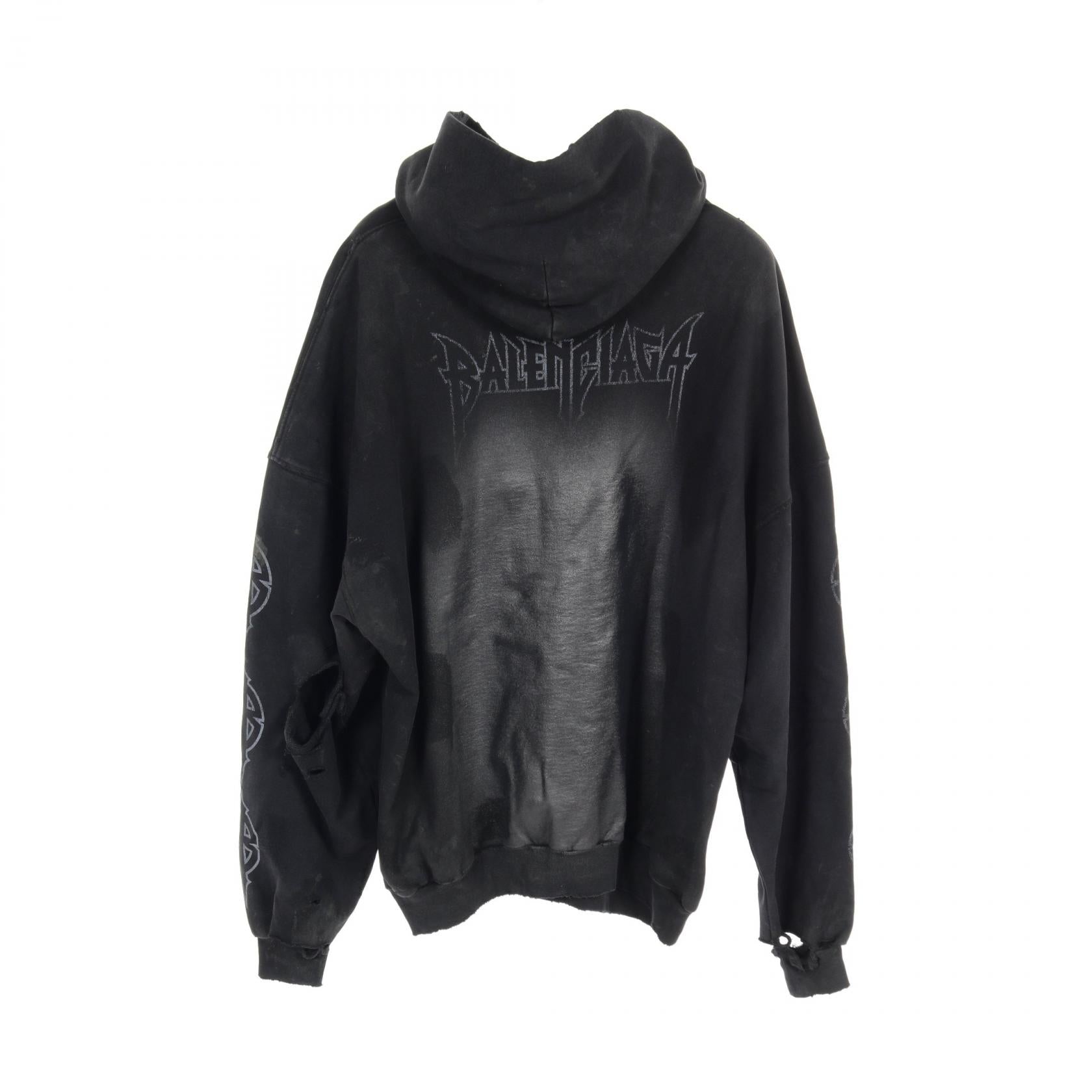 Balenciaga Paris Moon Cotton Hoodie 744462