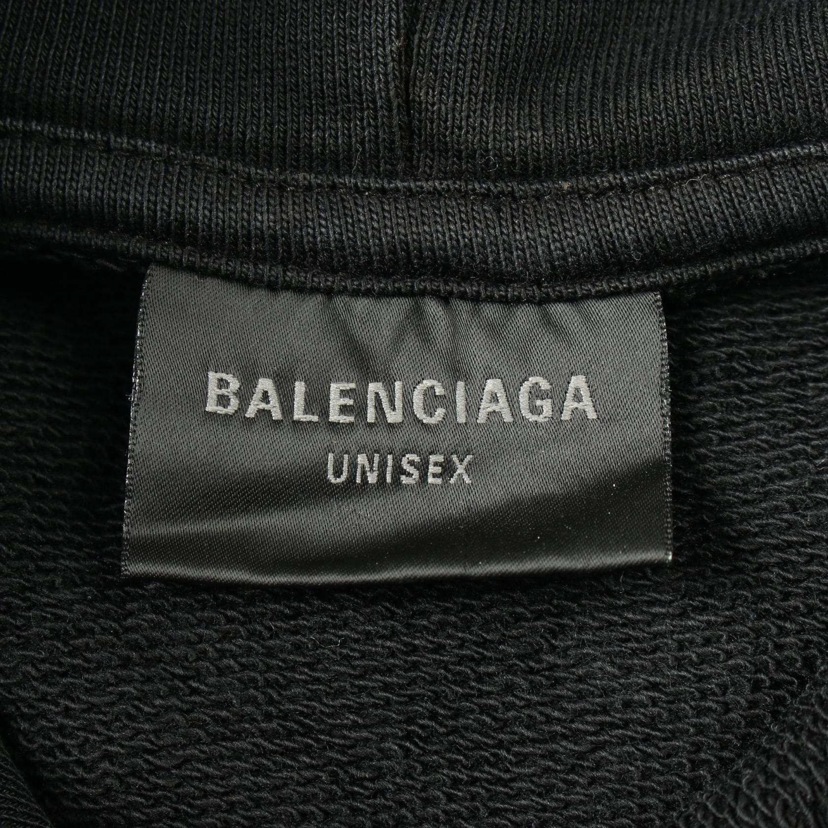 Balenciaga Paris Moon Cotton Hoodie 744462