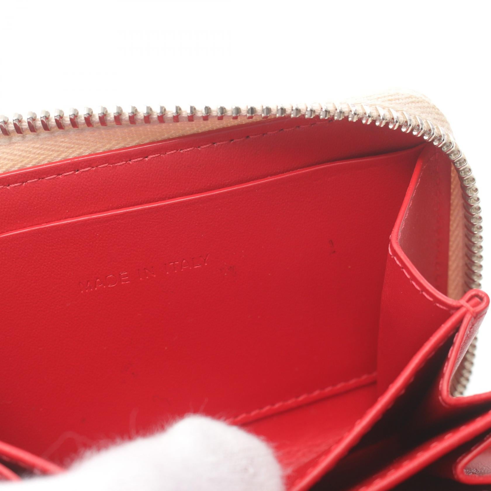 Christian Louboutin Panettone Coin Purse Leather Coin Case 3175223 0001 in Very Good Condition