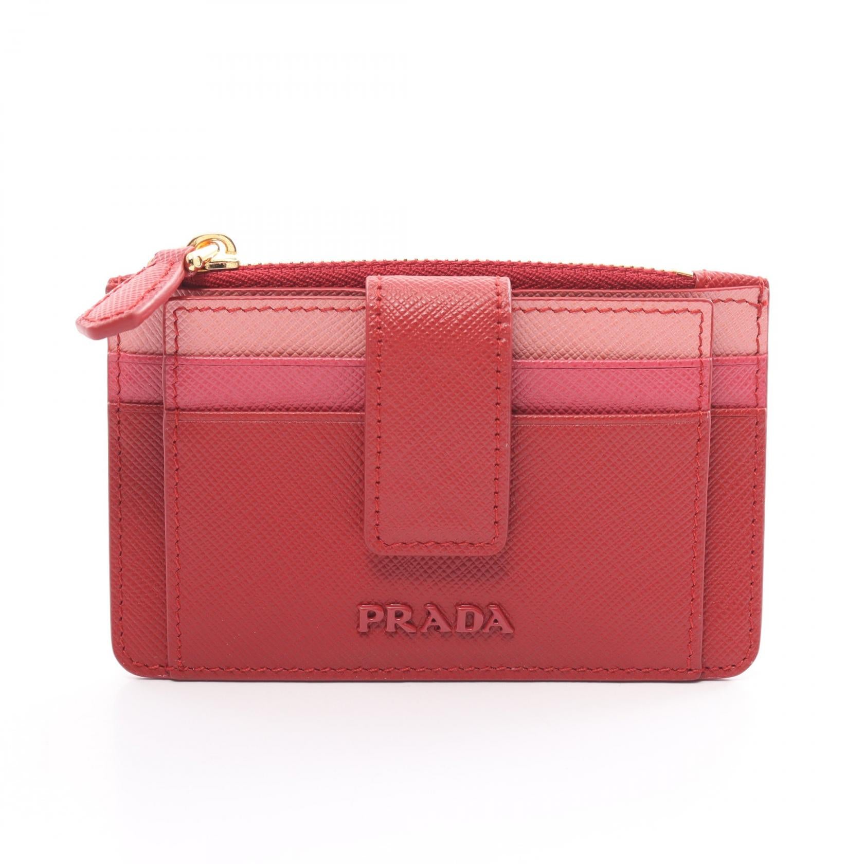 Prada Leather Card Case Leather Card Case 1MC038 in Great Condition