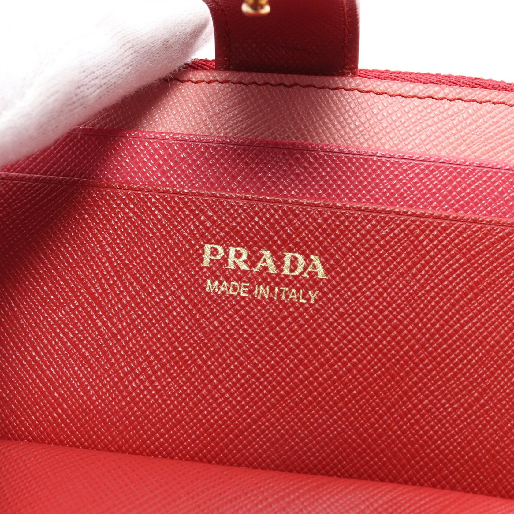 Prada Leather Card Case Leather Card Case 1MC038 in Great Condition