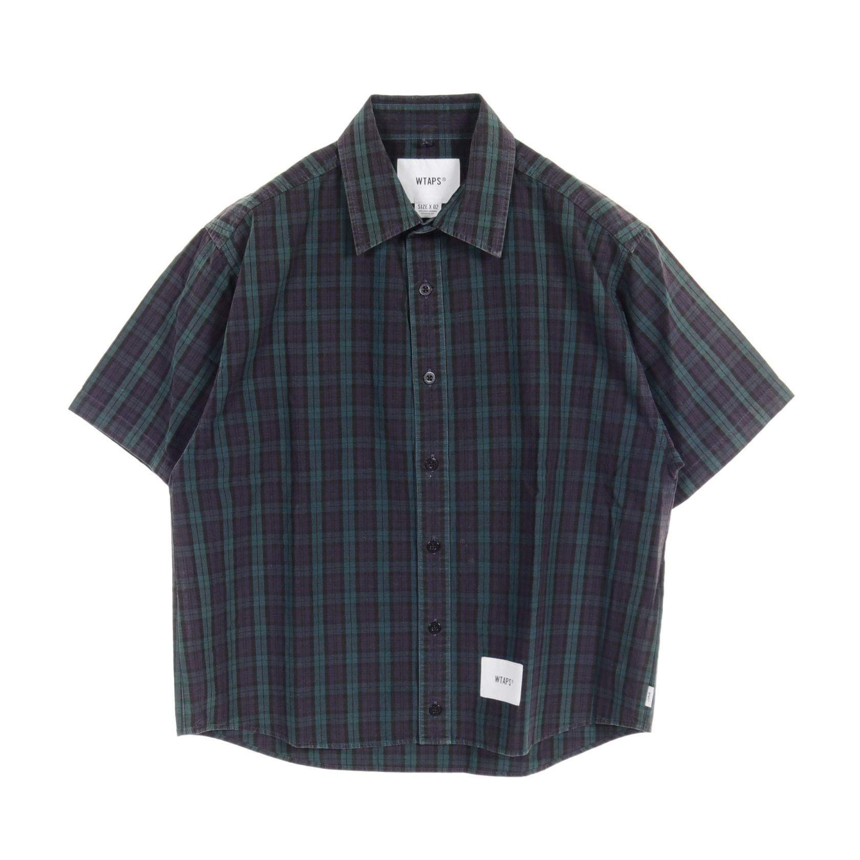 WTAPS LP SS Shirt Cotton Fabric Green