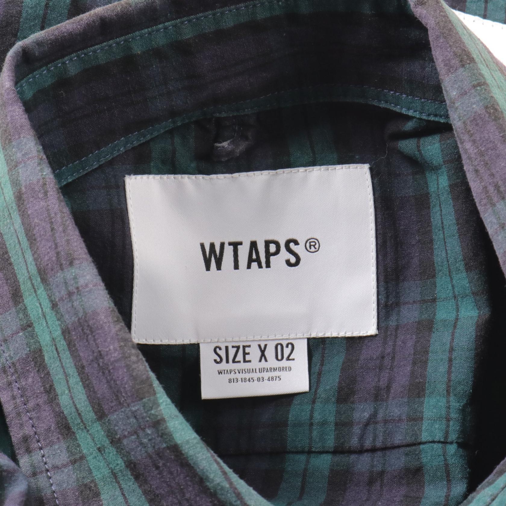 WTAPS LP SS Shirt Cotton Fabric Green