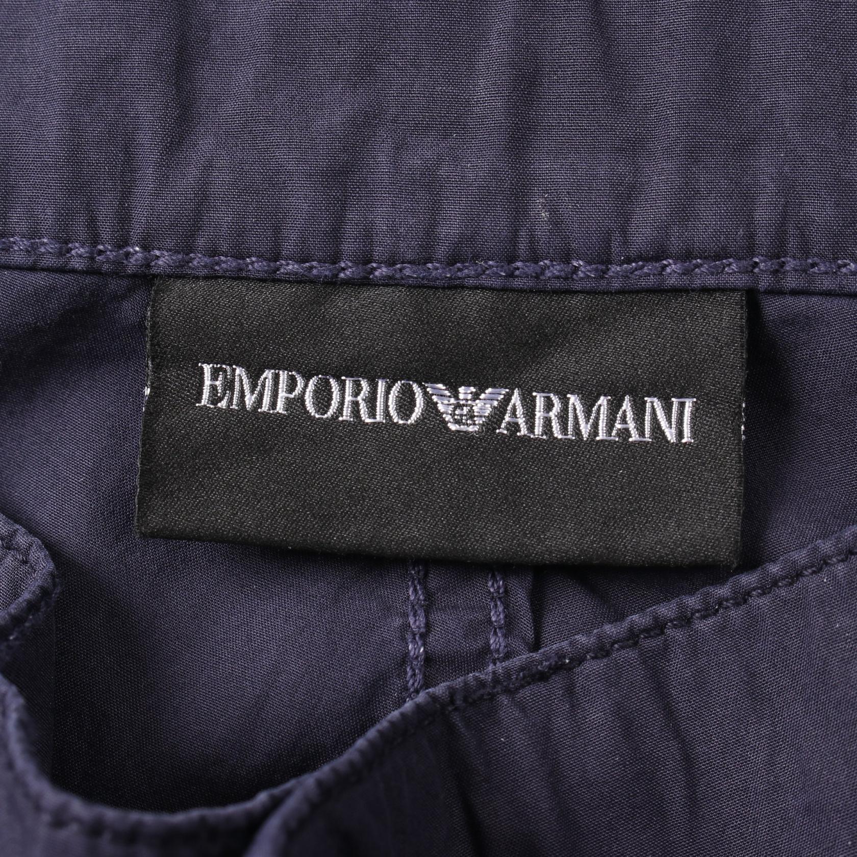 Emporio Armani Cotton Pants 3G2J36