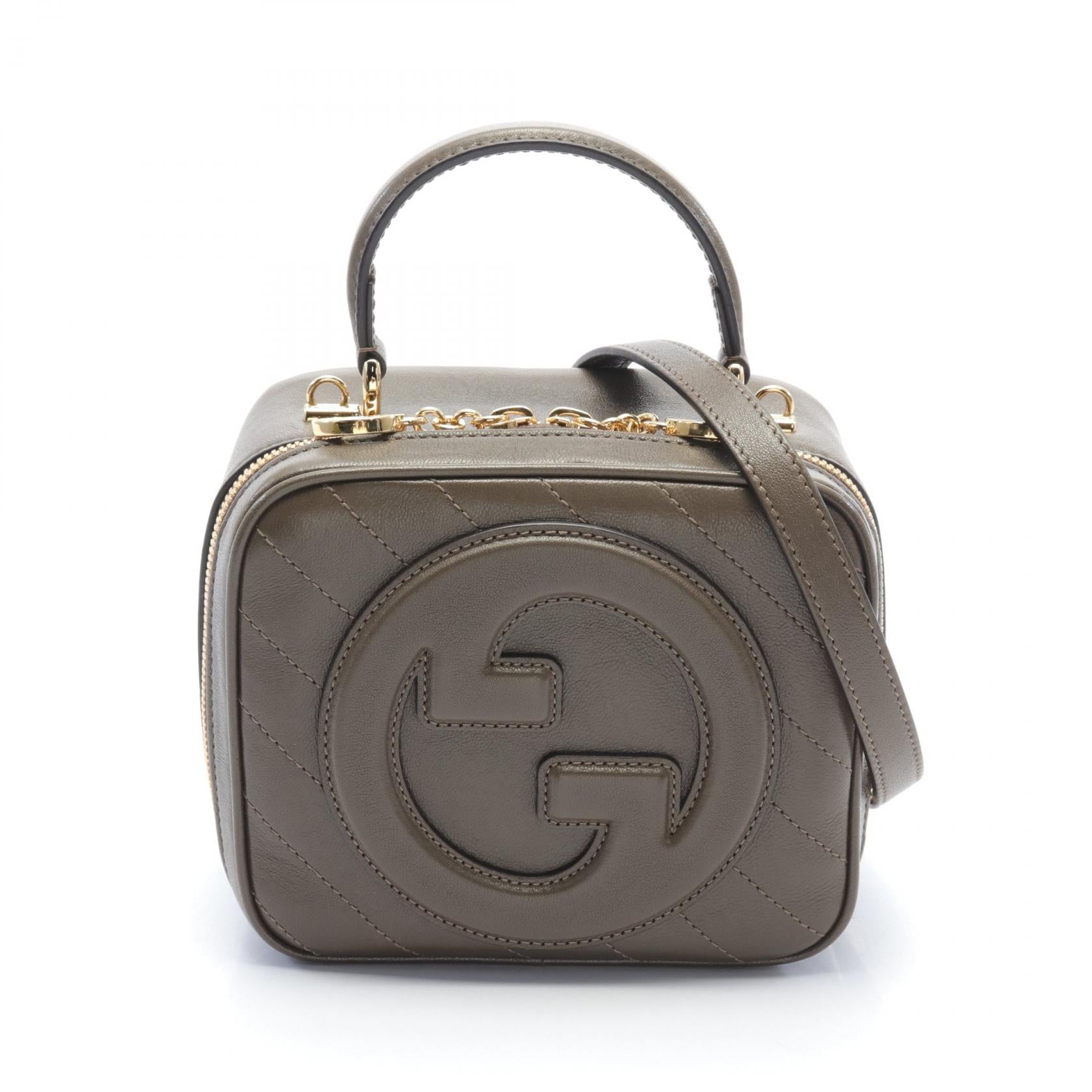 Gucci Blondie Leather Top Handle Bag