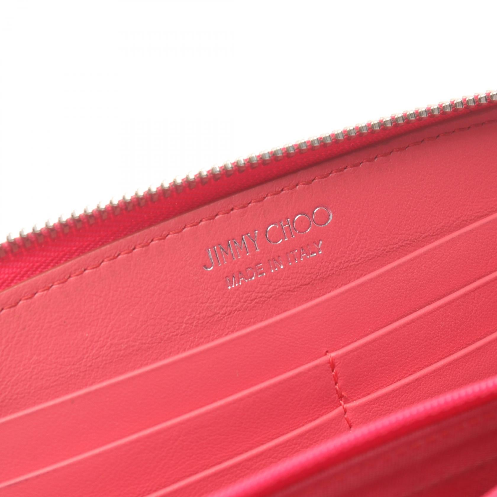 Jimmy Choo Filipa Leather Wallet Pink