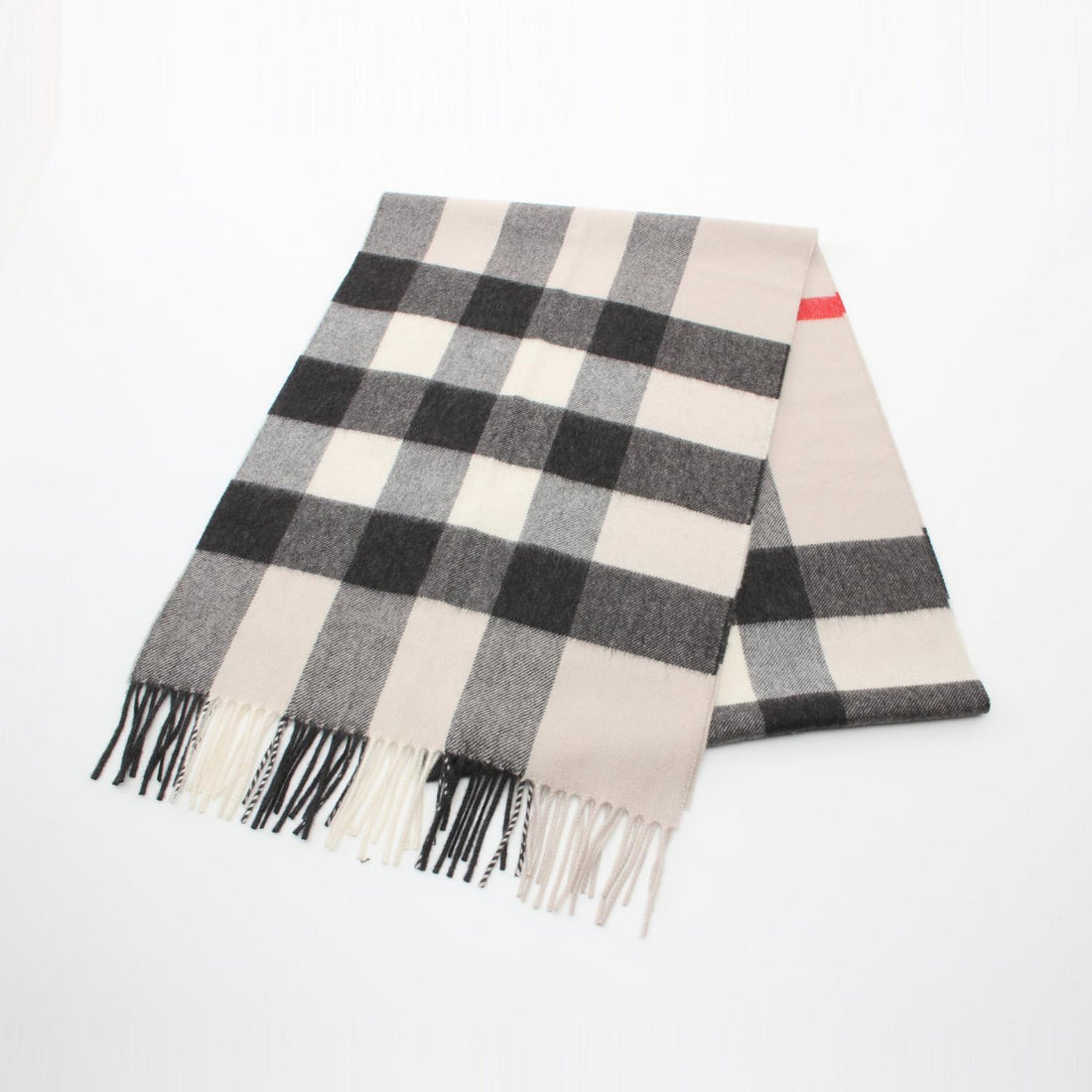 Burberry Giant Check Wool Scarf  Canvas Scarf 4031045 in Great Condition