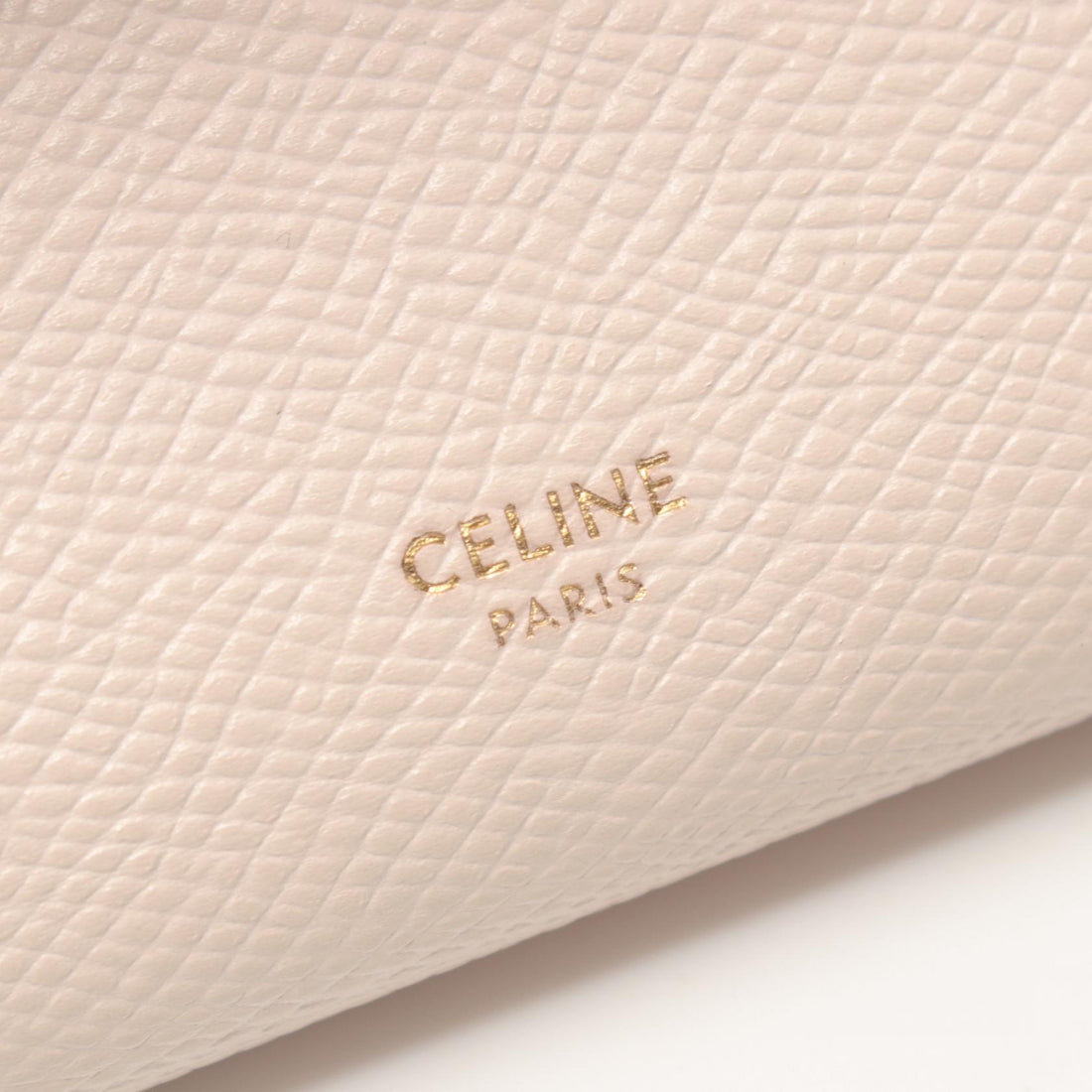 Celine Small Trifold Leather Wallet Pink