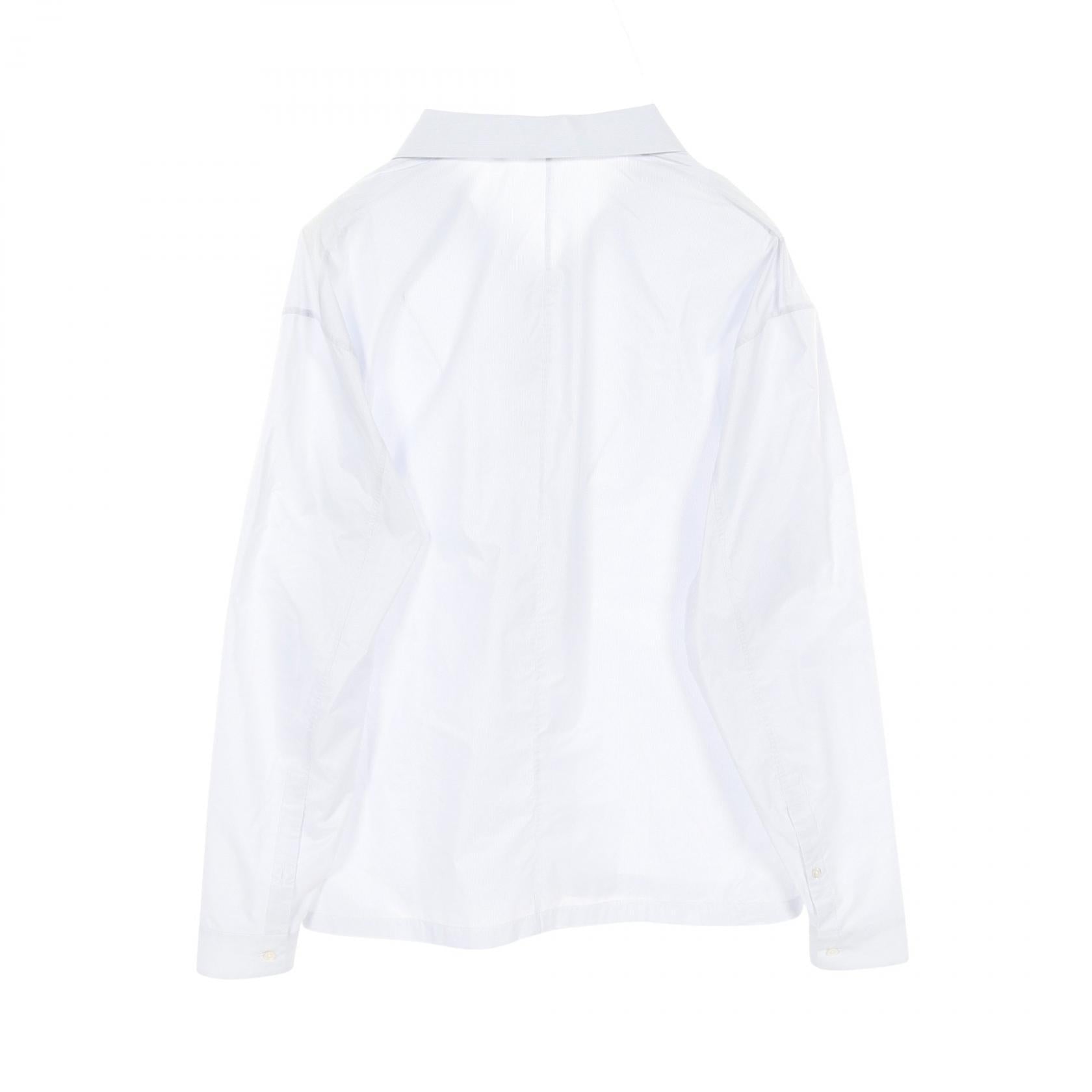 Jil Sander Polyester Top White/Blue