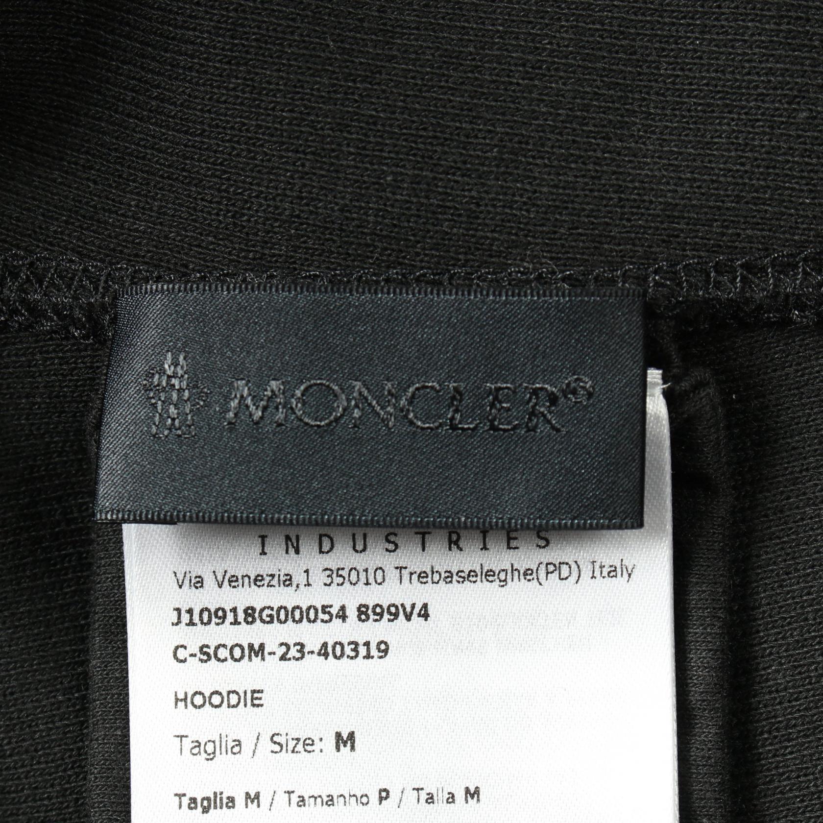 Moncler Cotton Hoodie Black 8G00054