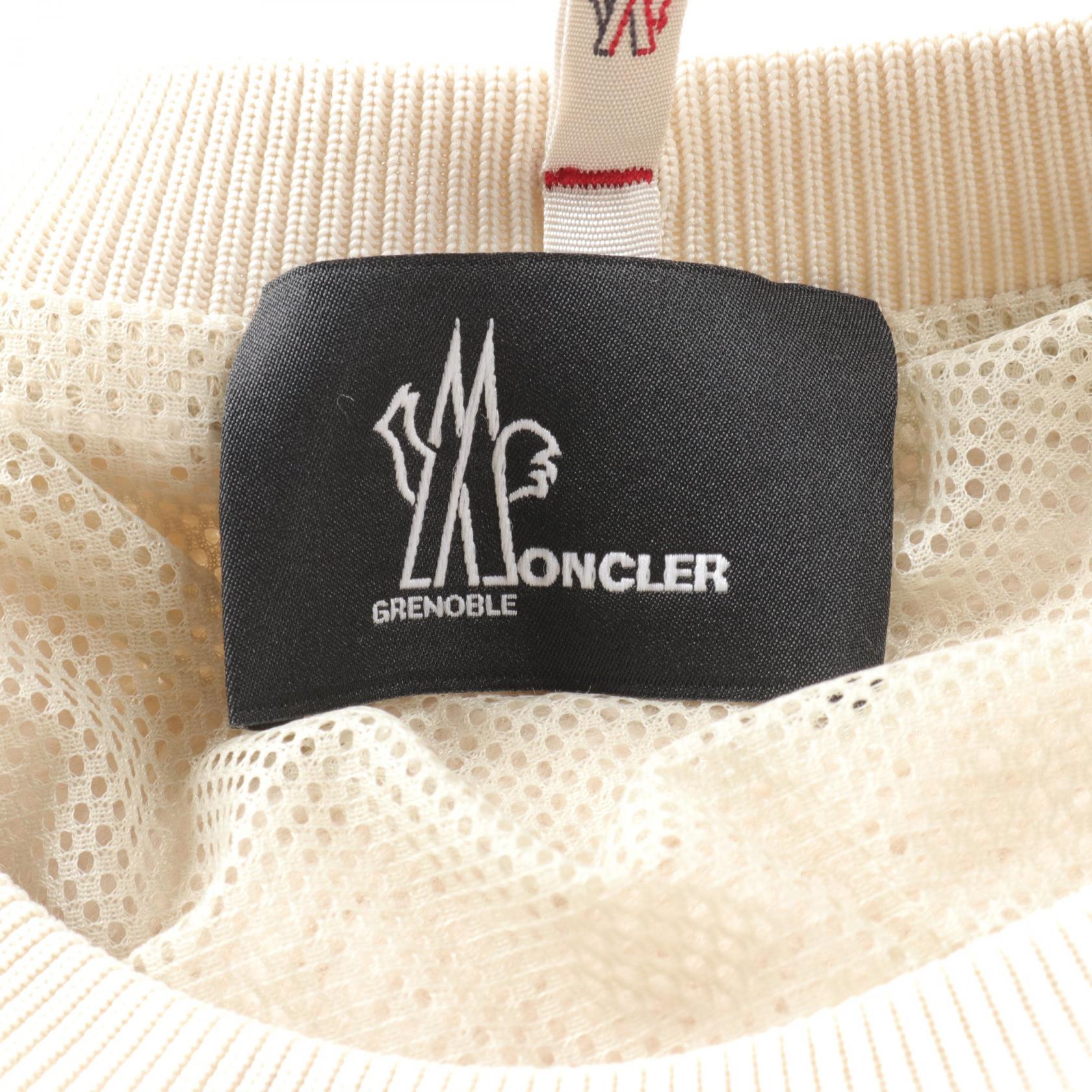 Moncler Grenoble Polyester Top Beige/Black