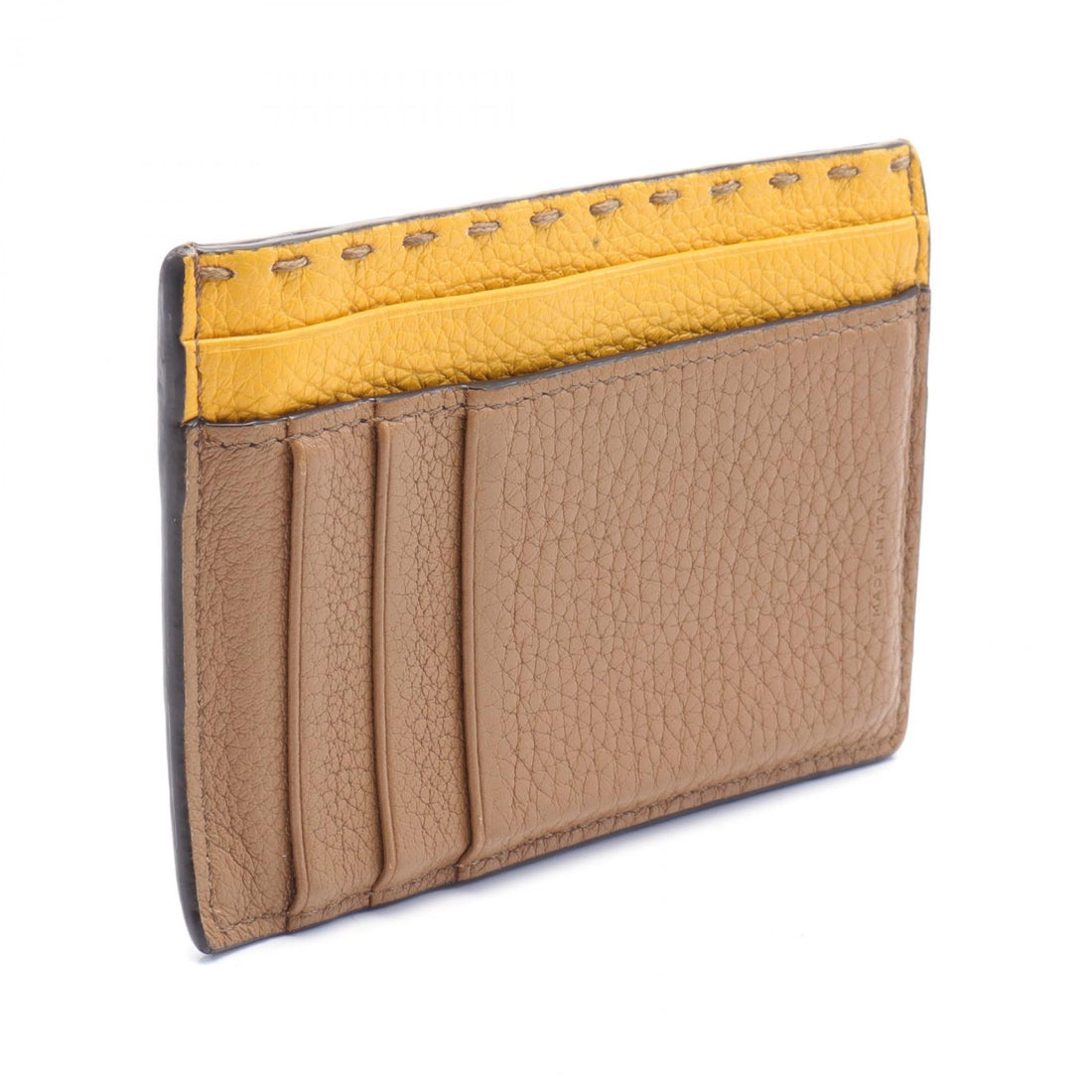 Fendi Selleria Bifold Wallet Leather Card Case in Great Condition