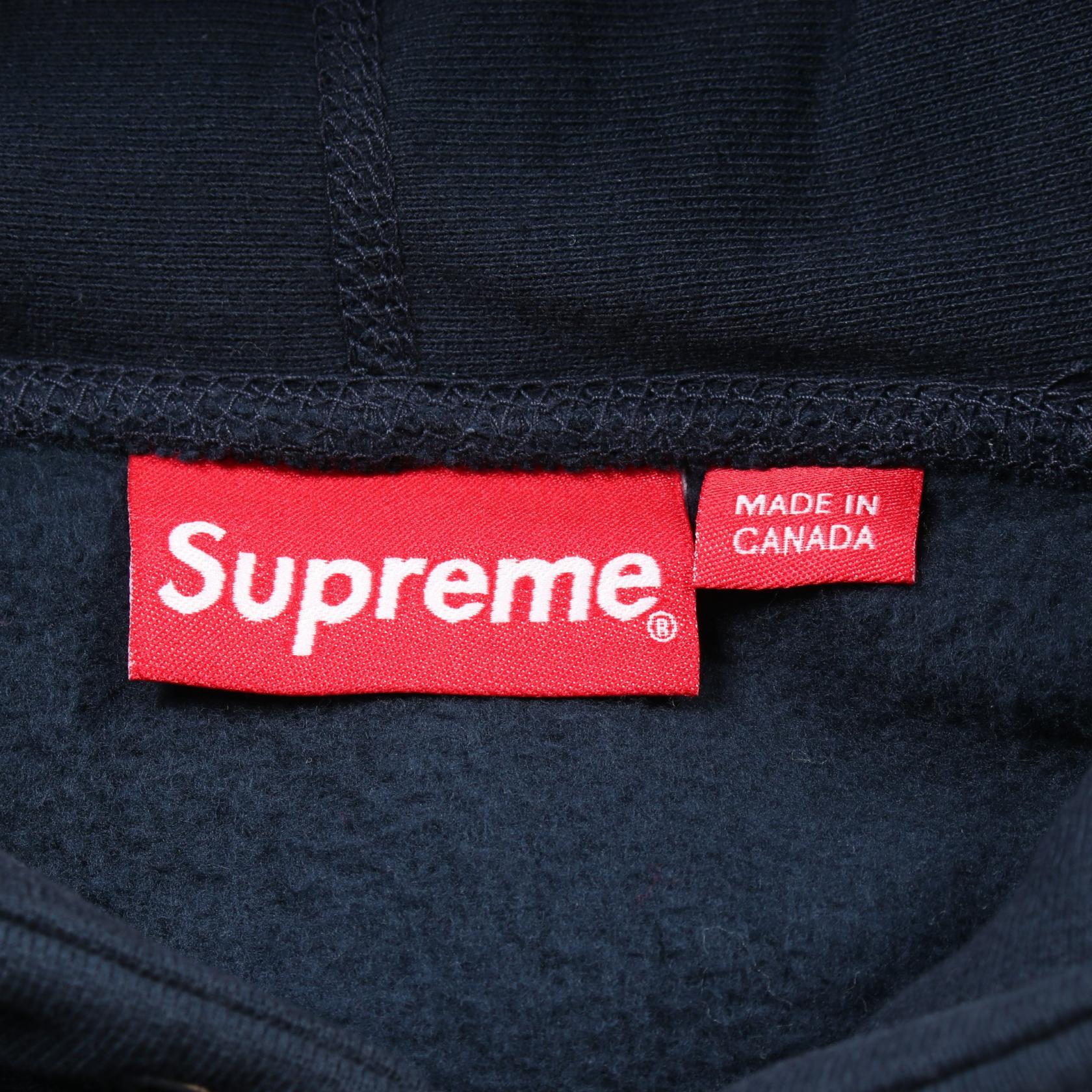 Supreme Bandana Box Logo Hooded Sweatshirt Navy