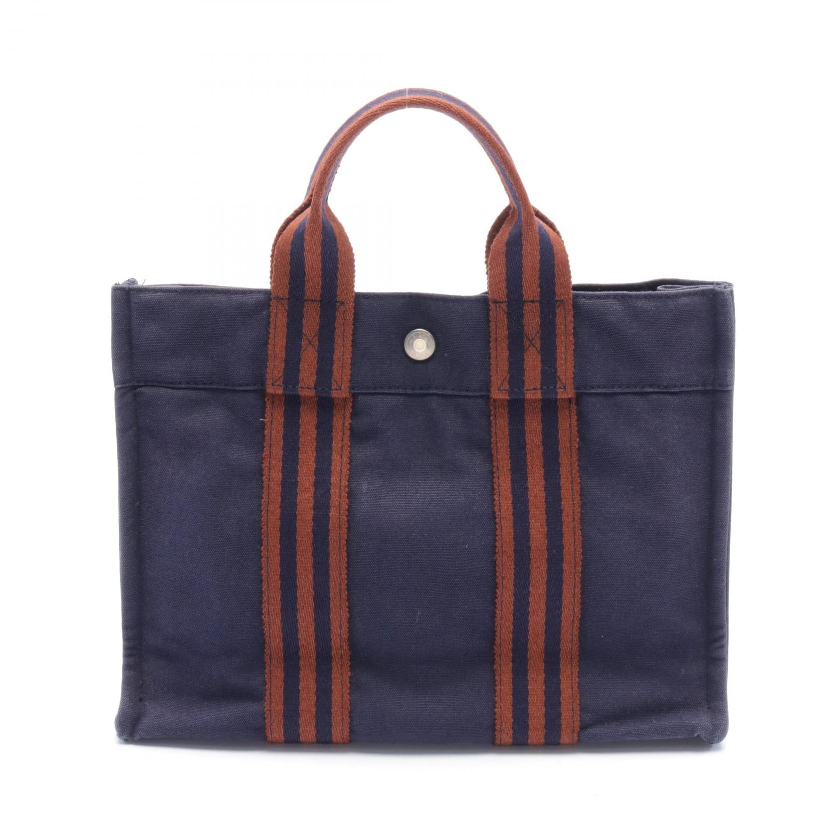 Hermes Fourre Tout PM Canvas Tote Bag in Good Condition