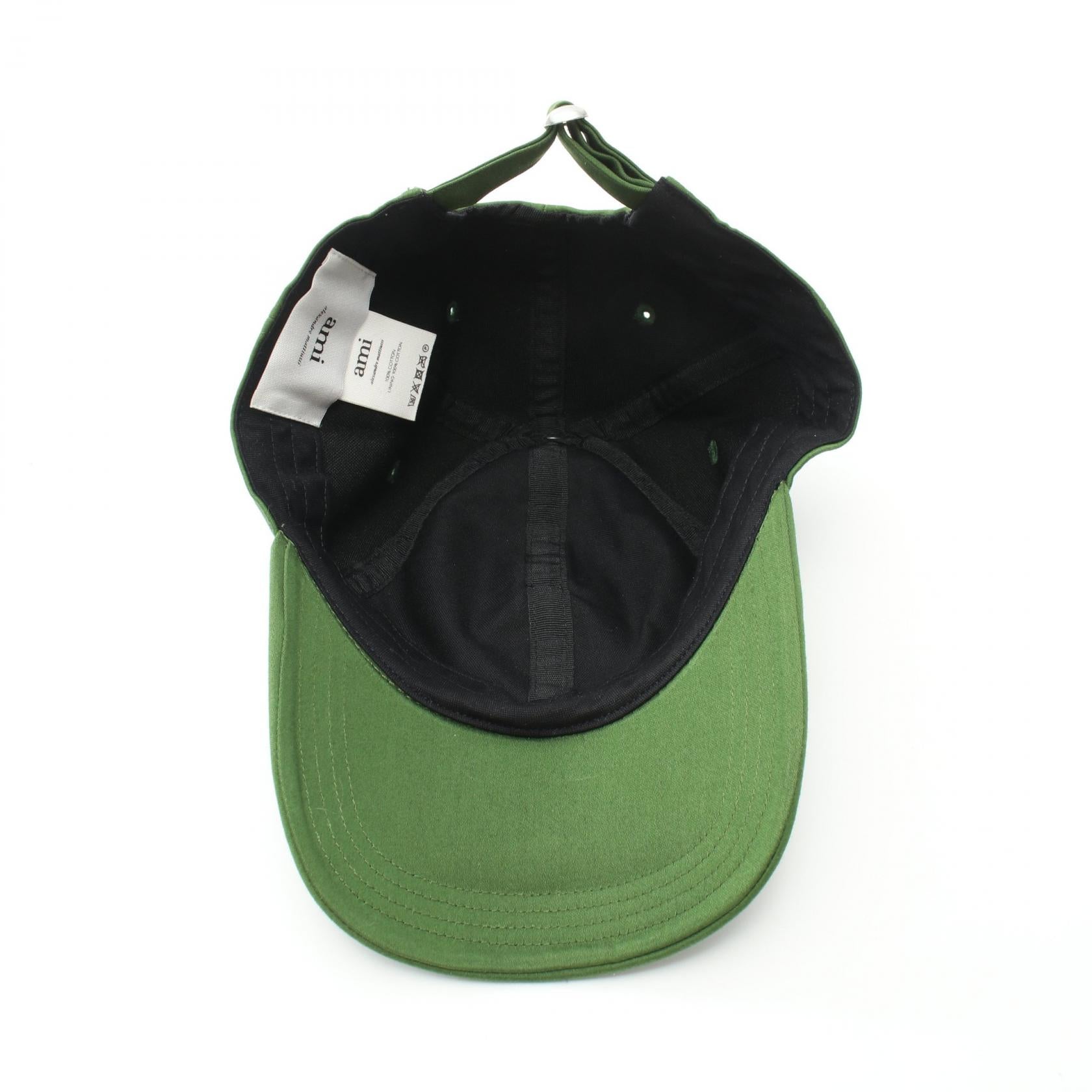 AMI Logo Cotton Cap Green UCP205.CO0009