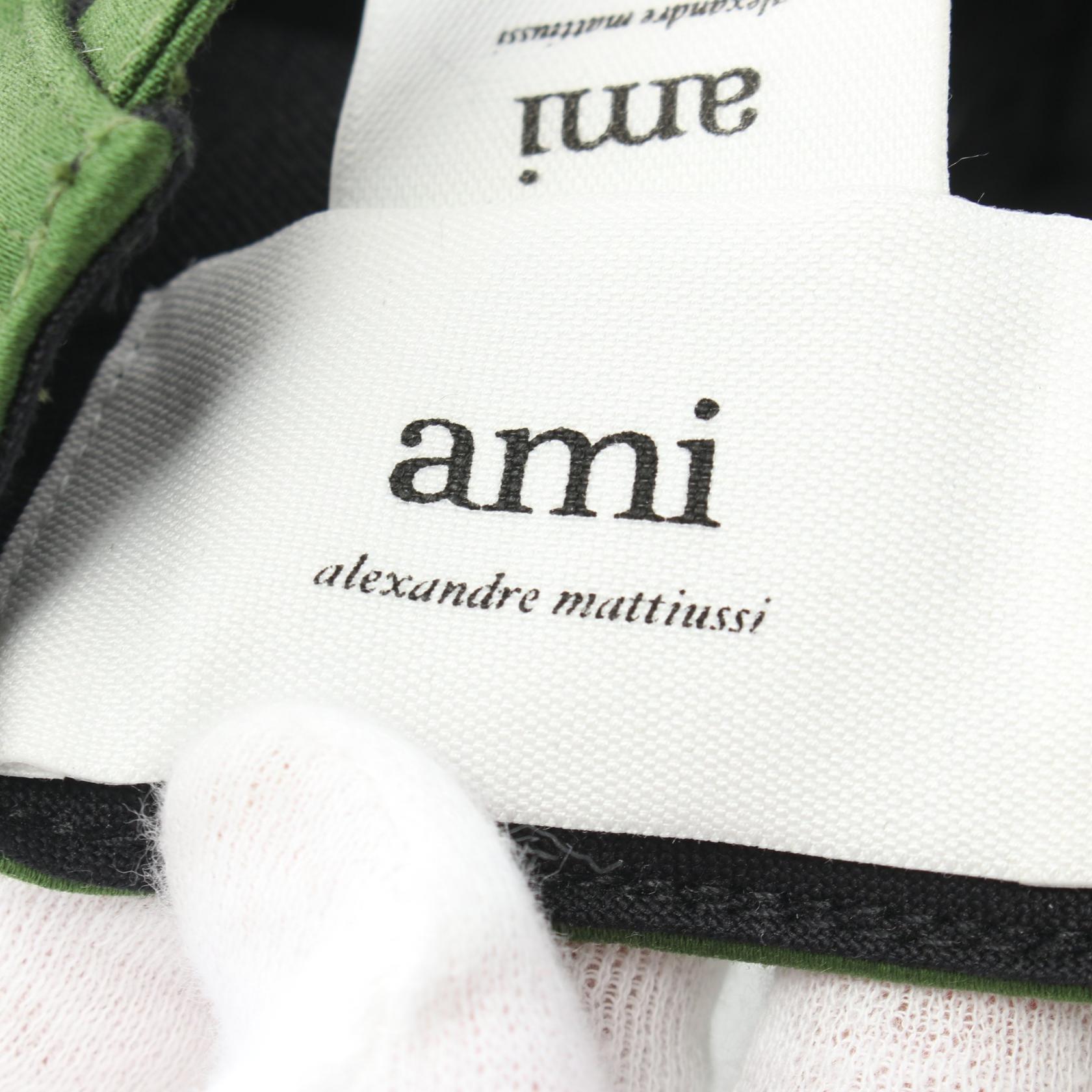 AMI Logo Cotton Cap Green UCP205.CO0009