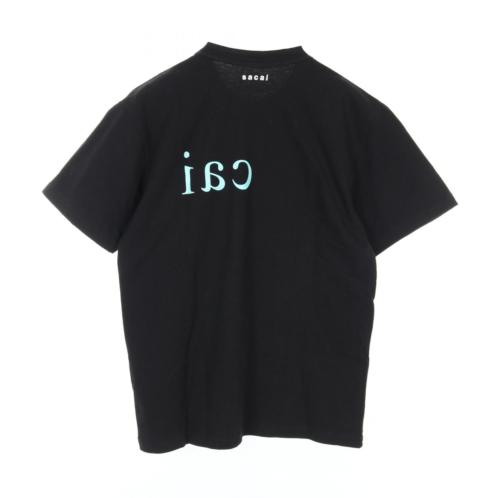 Sacai Cotton T-Shirt Black 22-0459S