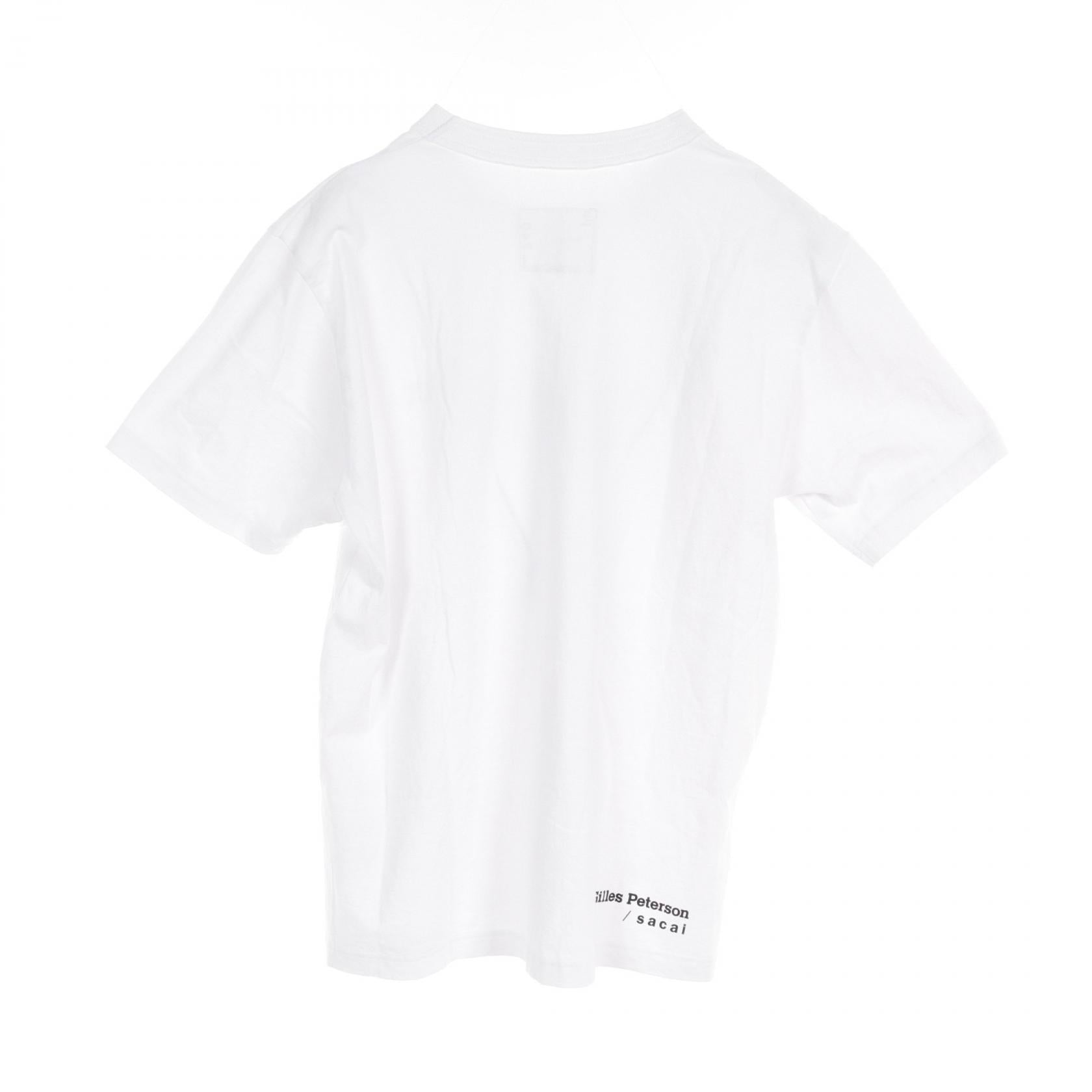 Sacai × Gilles Peterson Cotton T-Shirt White