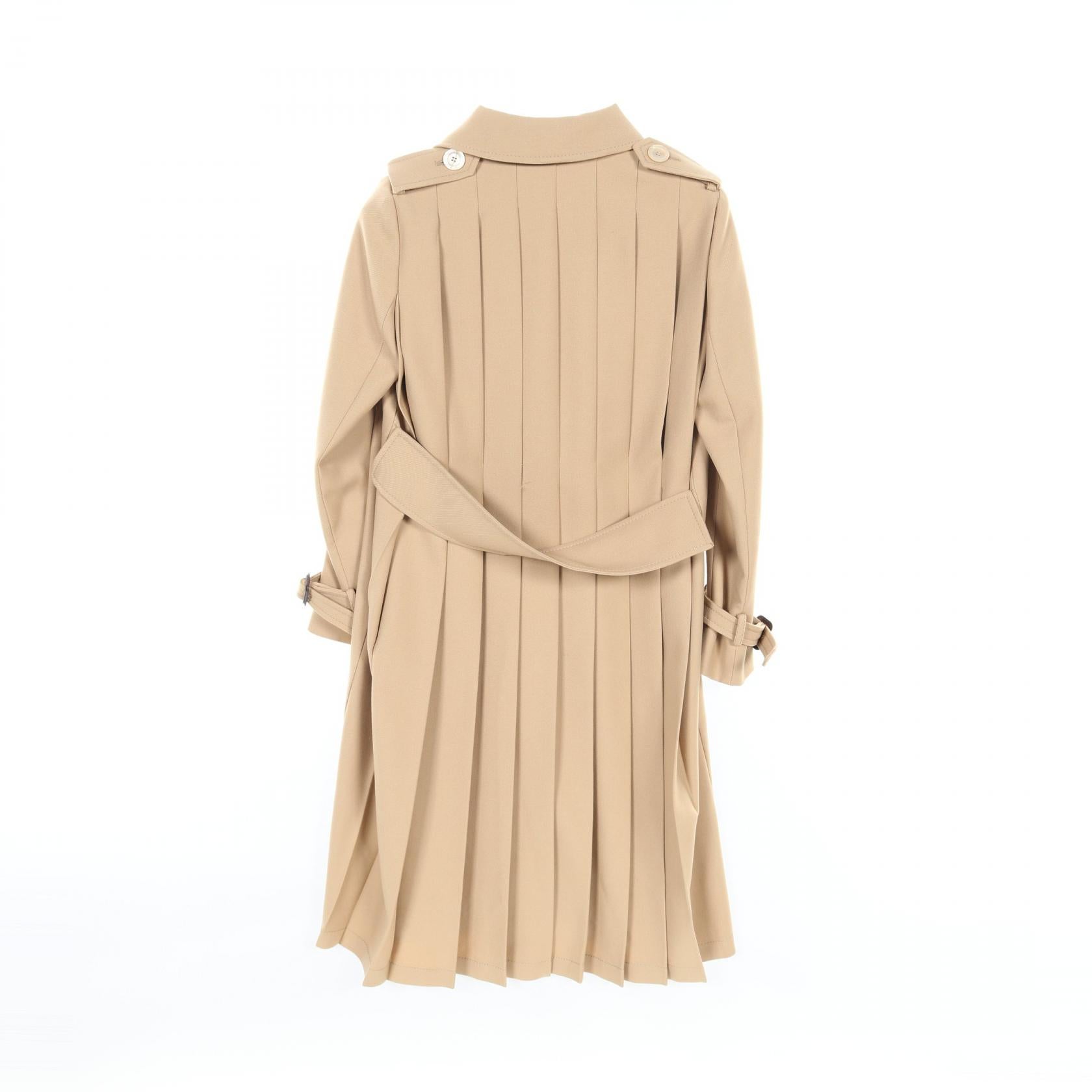 Gucci Wool Trench Coat Beige 405131