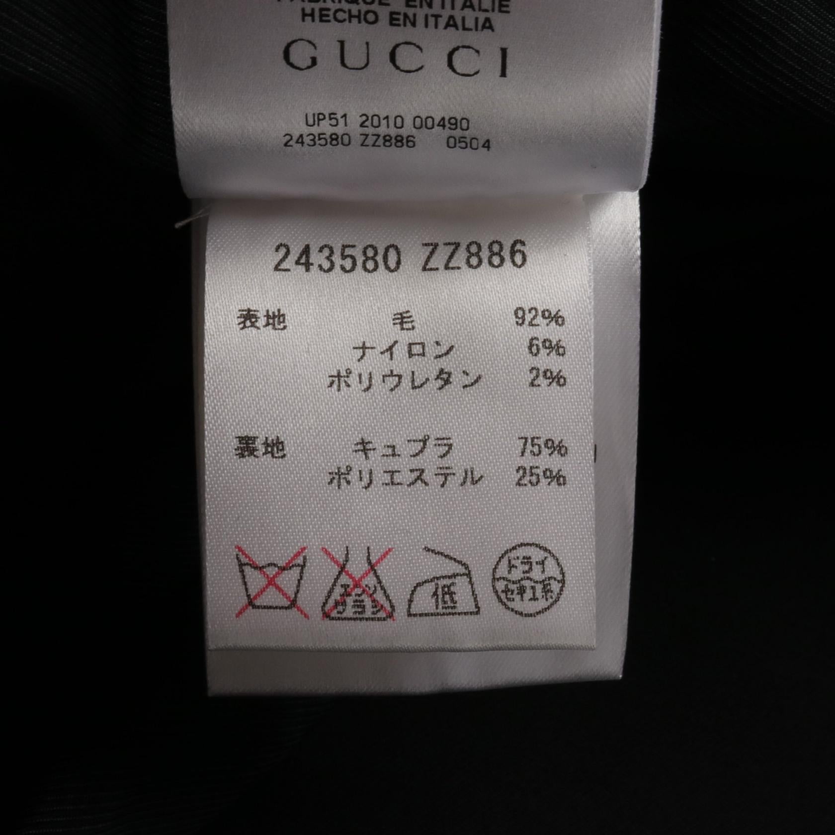 Gucci Wool Suit for Women Black