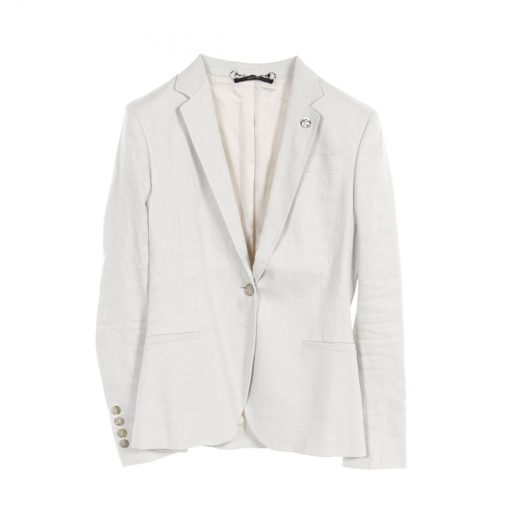 Gucci Interlocking G Tailored Jacket Grey