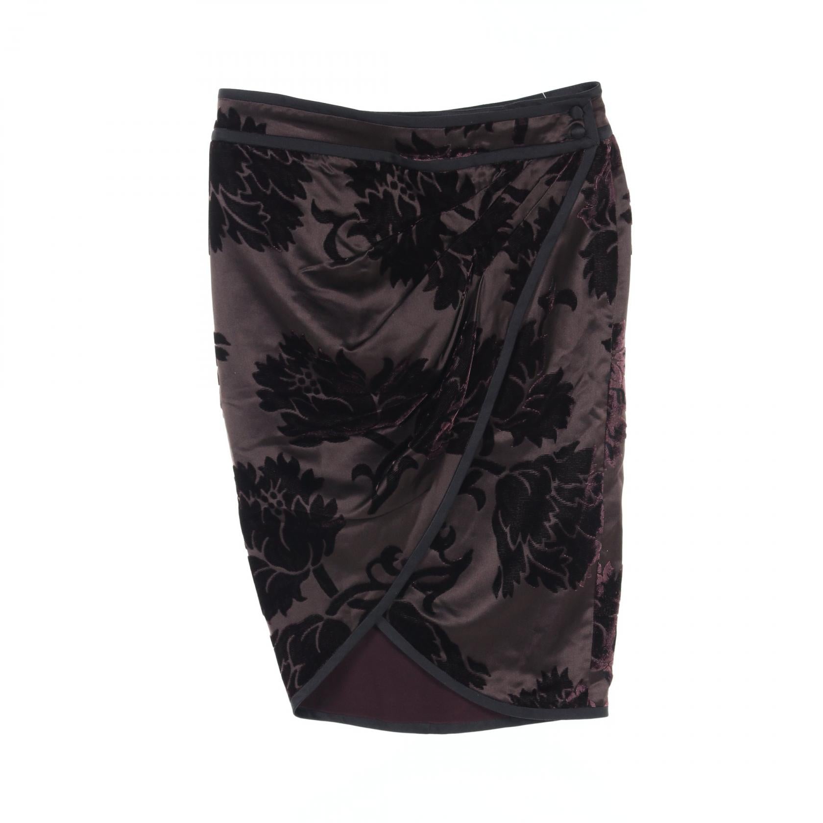 Gucci Fabric Skirt Purple/Black