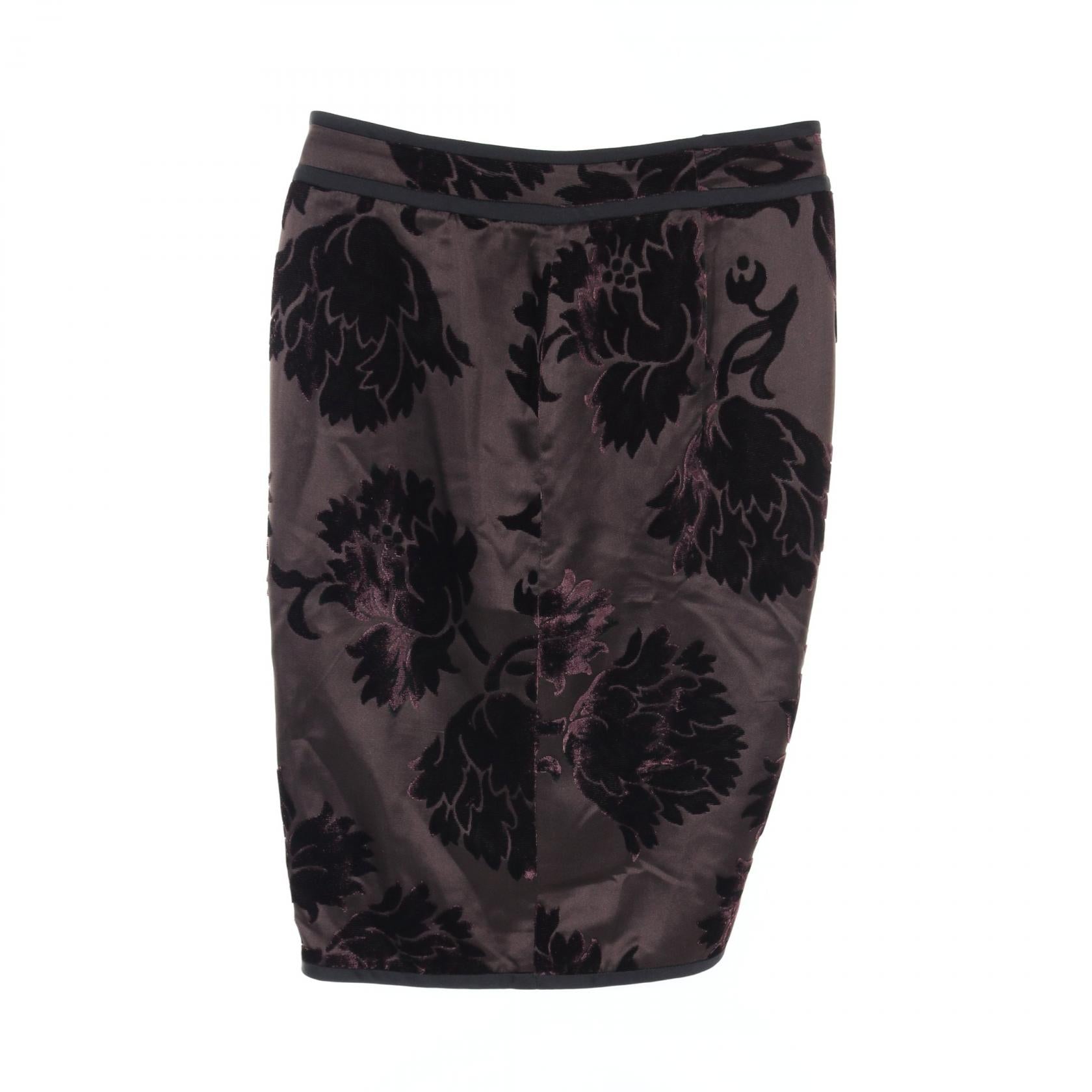 Gucci Fabric Skirt Purple/Black