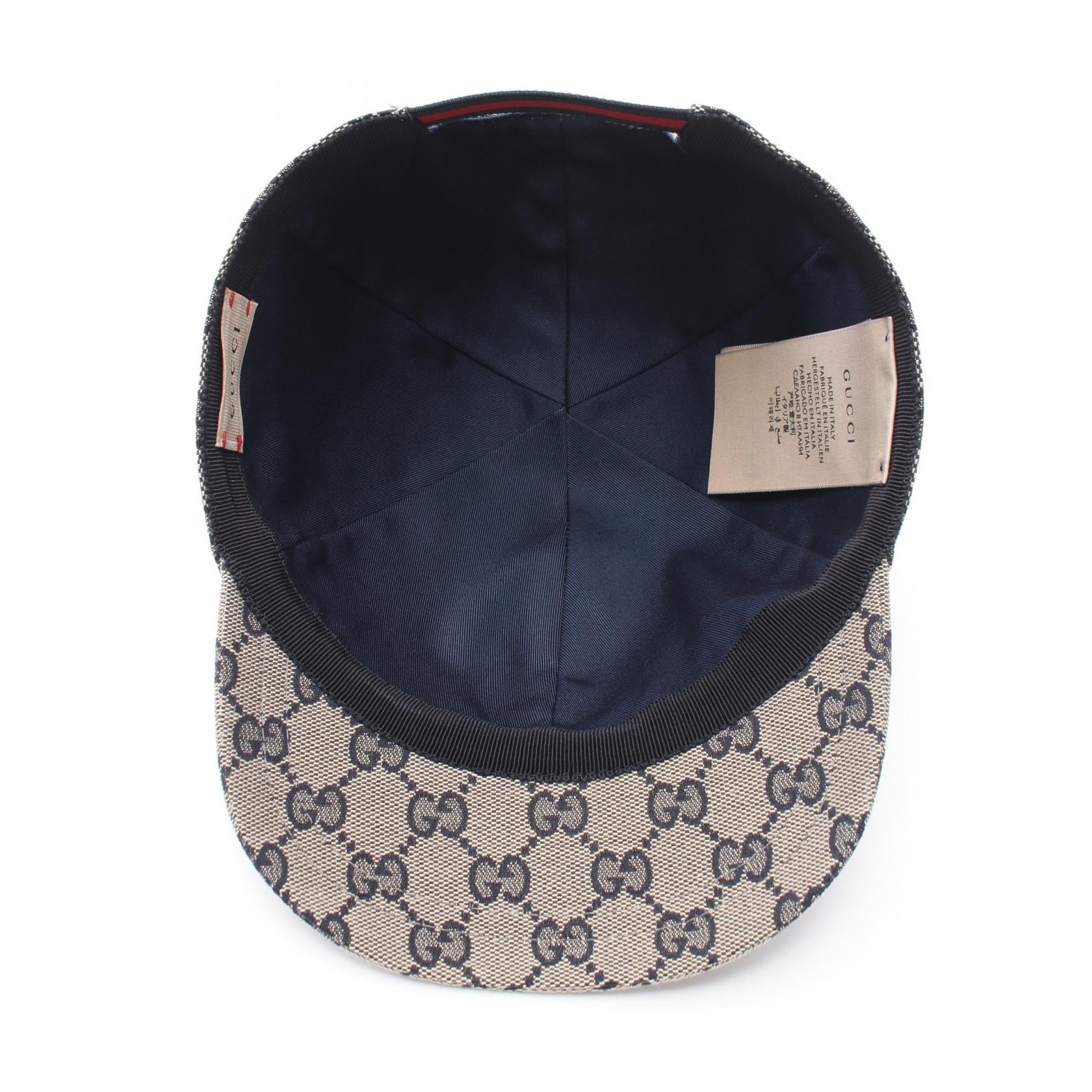 Gucci GG Canvas Baseball Cap  Canvas Hats 481774 in Very Good Condition