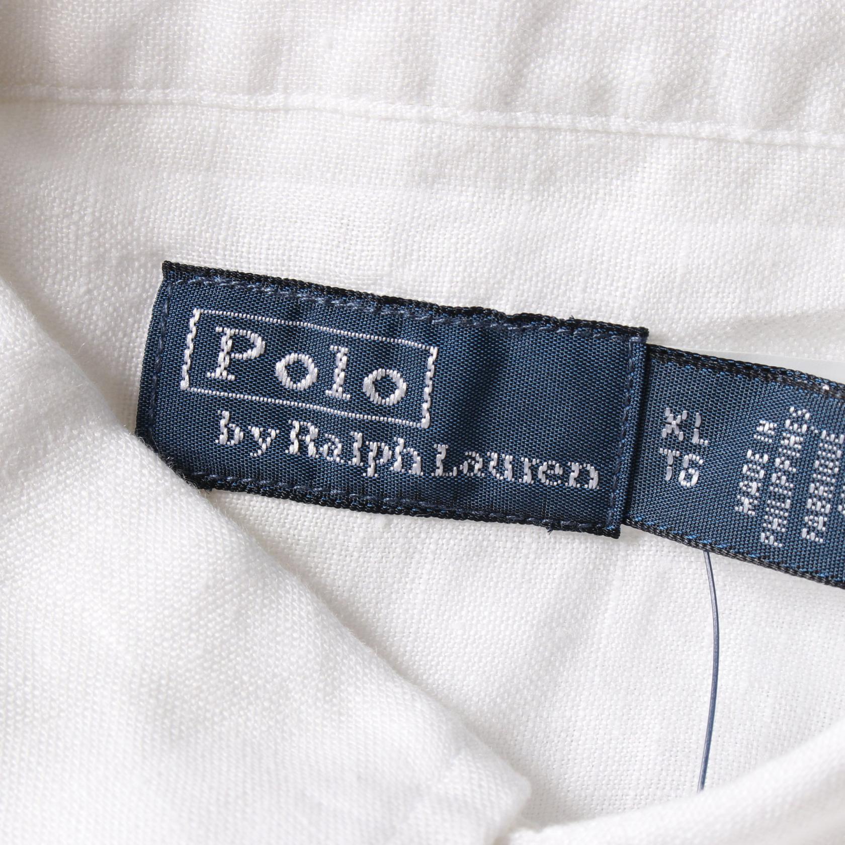 POLO RALPH LAUREN Men's Shirt White XL