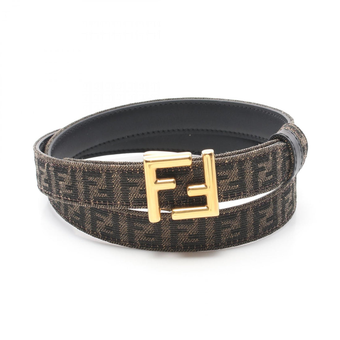 Fendi FF Dauphine Reversible Belt Canvas Belt in Great Condition