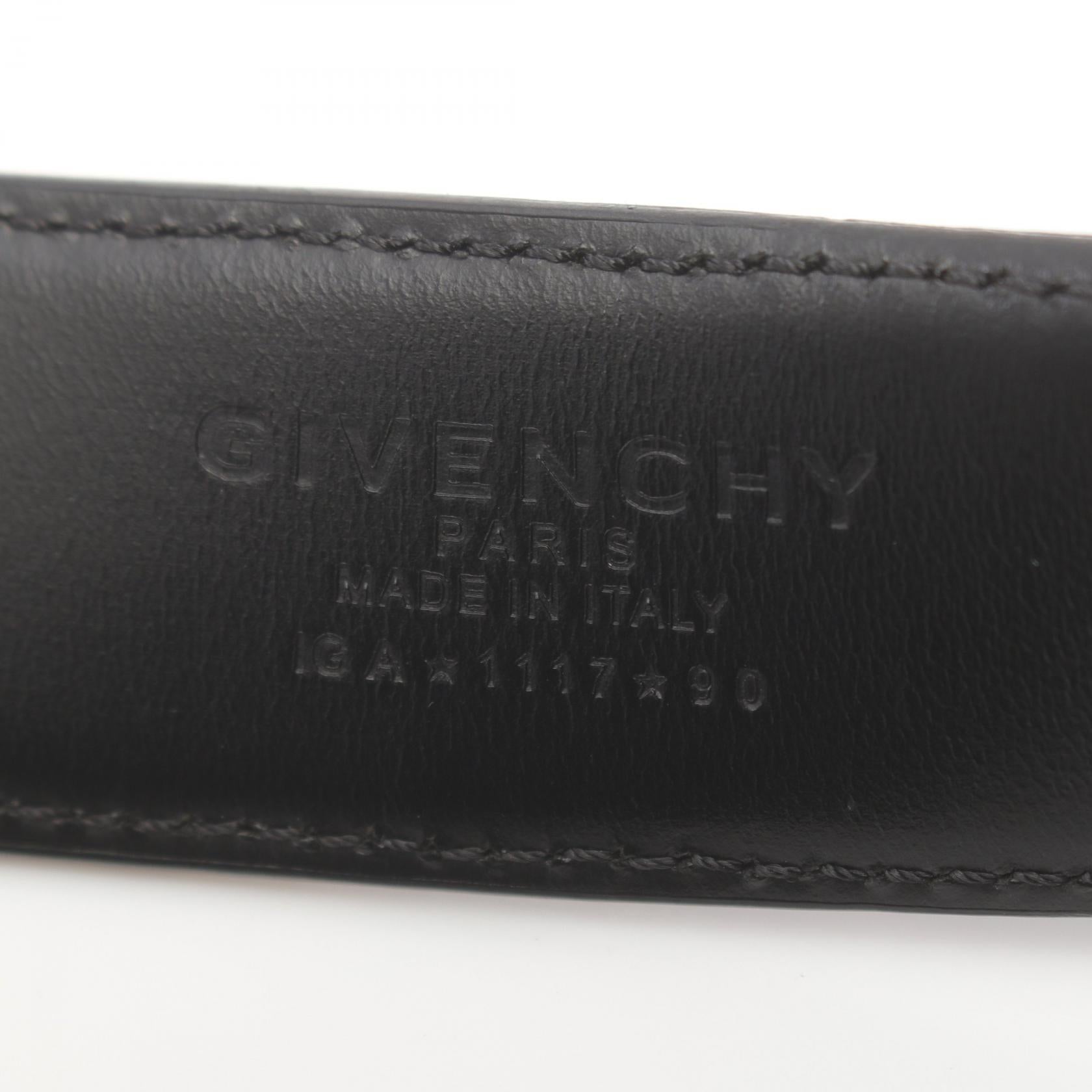 Givenchy Leather Belt Black Men