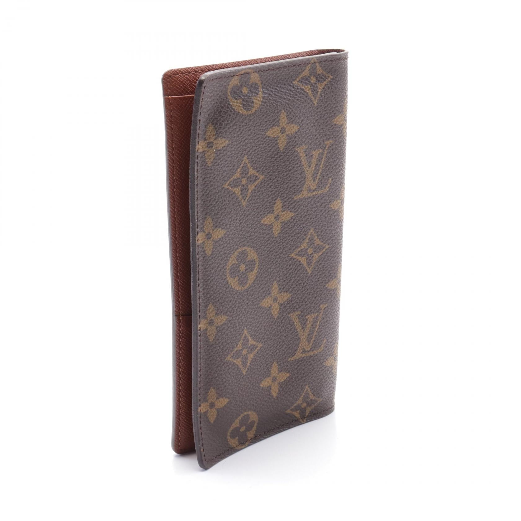 Louis Vuitton Monogram Brazza Wallet  Canvas Long Wallet M61823 in Great Condition