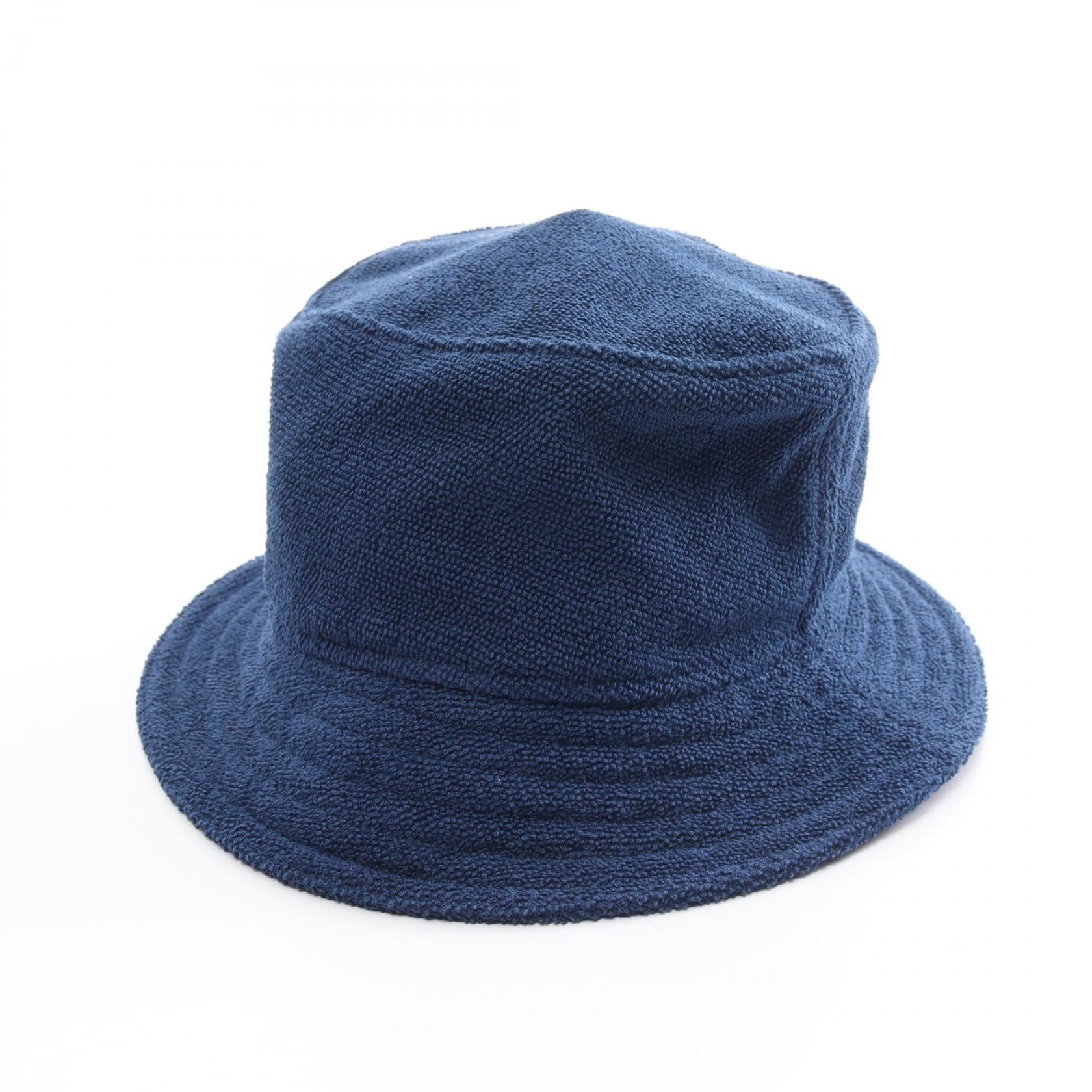 Hermes Cotton Harper Bucket Hat Navy