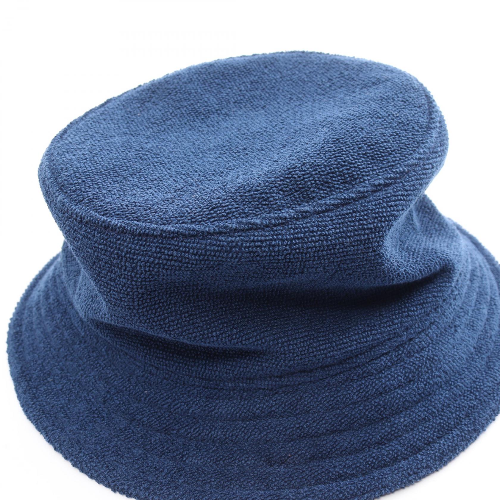 Hermes Cotton Harper Bucket Hat Navy