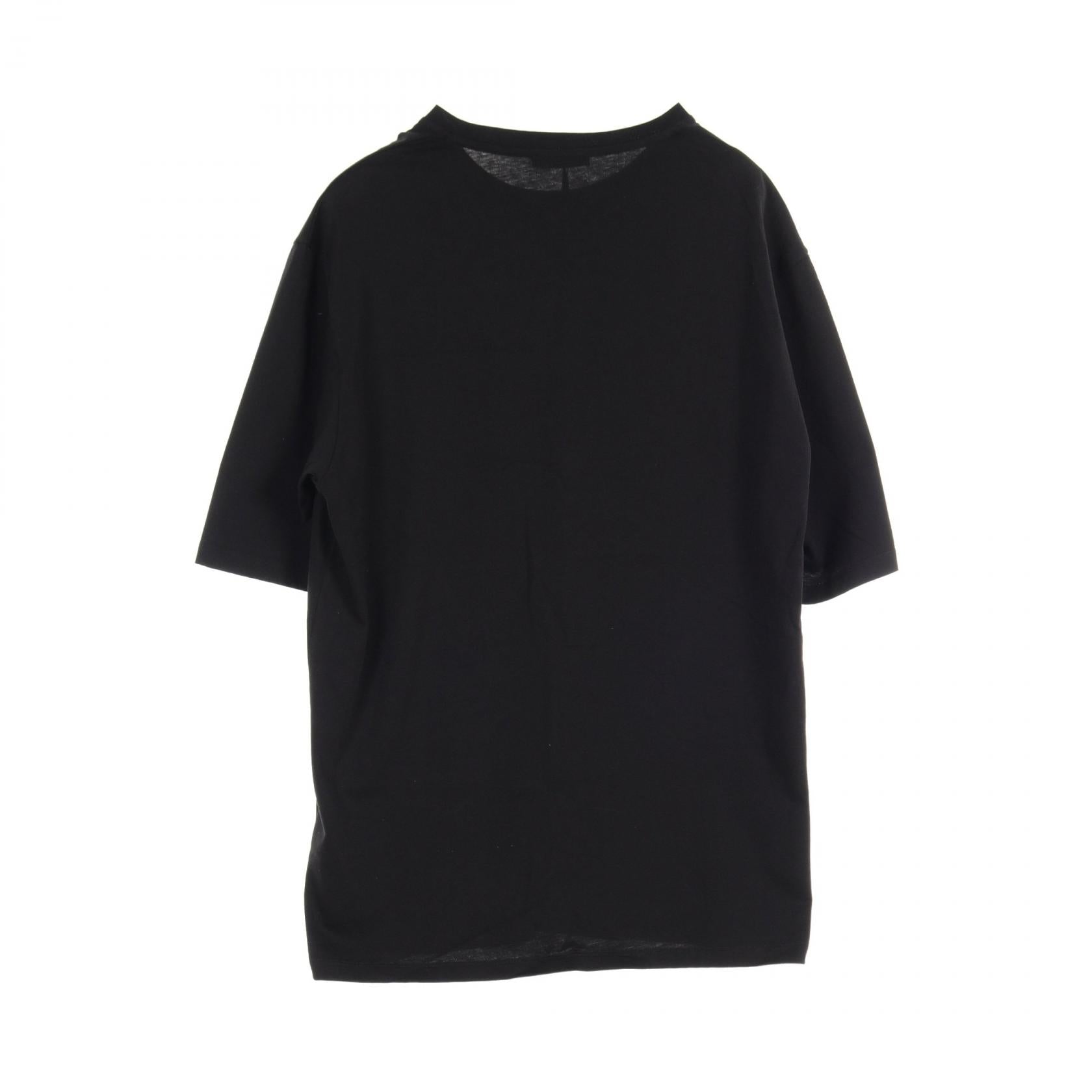 Balmain Cotton T-Shirt Black BH1EH015