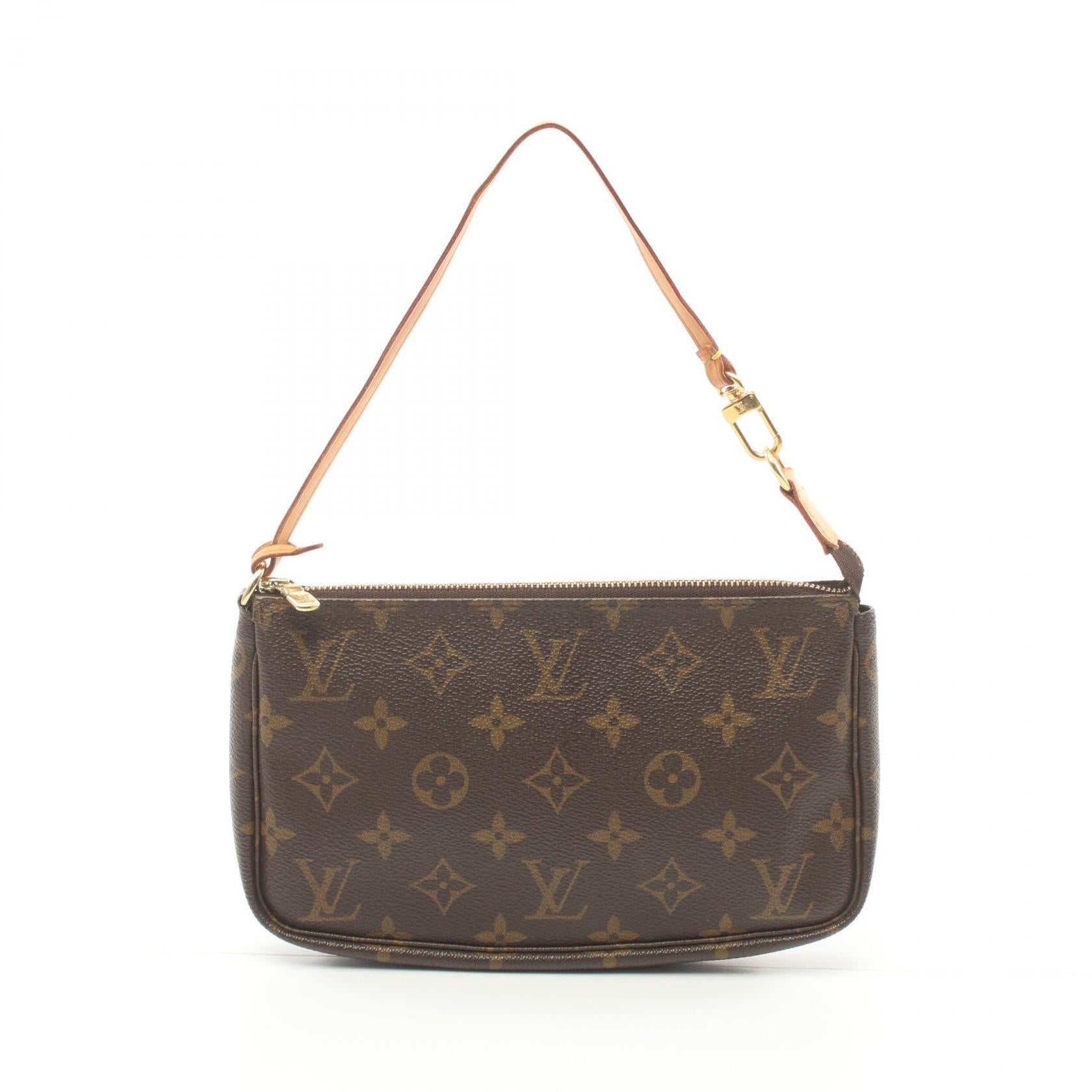 Louis Vuitton Monogram Pochette Accesoires  Canvas Handbag M51980 in Good Condition