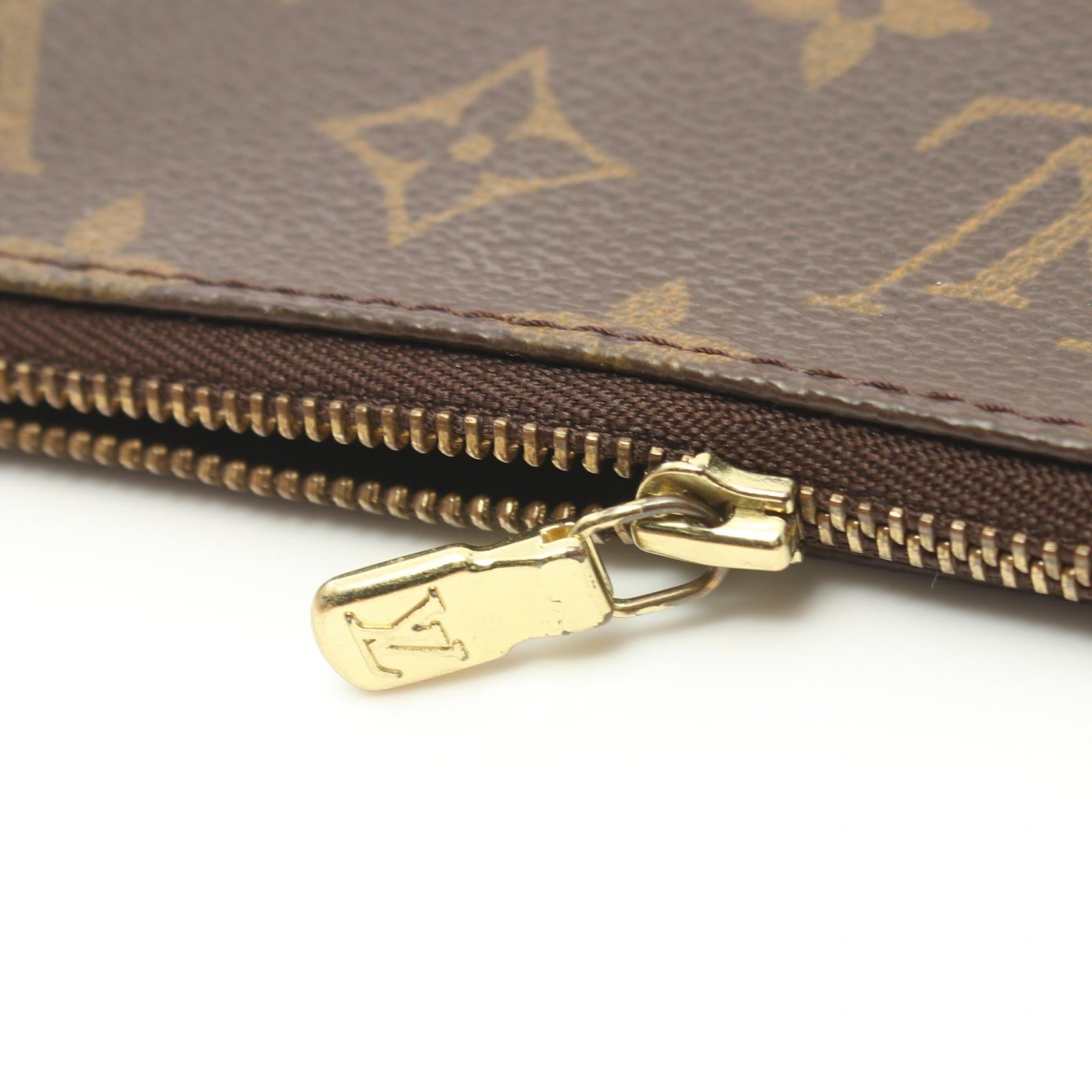 Louis Vuitton Monogram Pochette Accesoires  Canvas Handbag M51980 in Good Condition