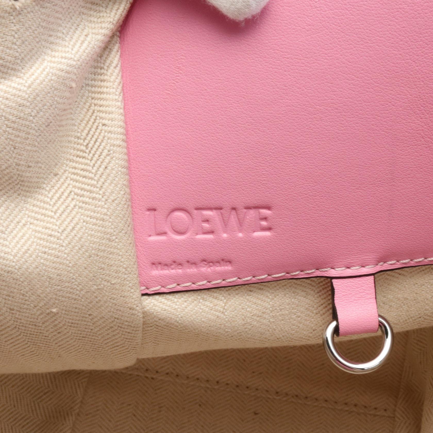 Loewe Hammock Small Handbag Fabric Leather