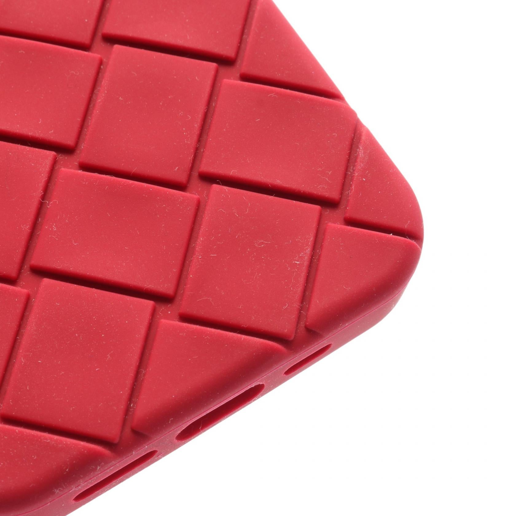 Bottega Veneta Intrecciato iPhone 13 Pro Case Red