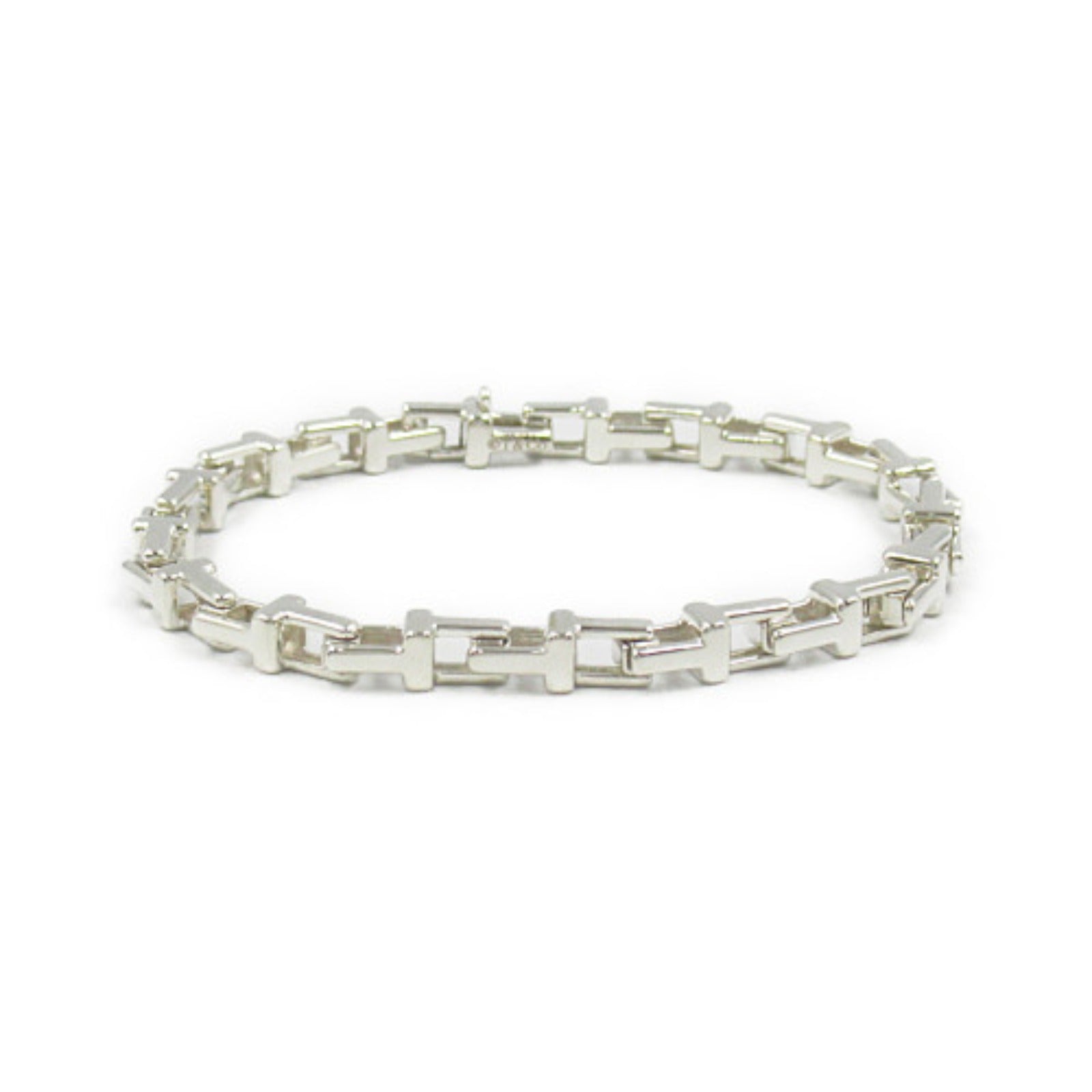 Tiffany & Co Silver 925 T Narrow Bracelet