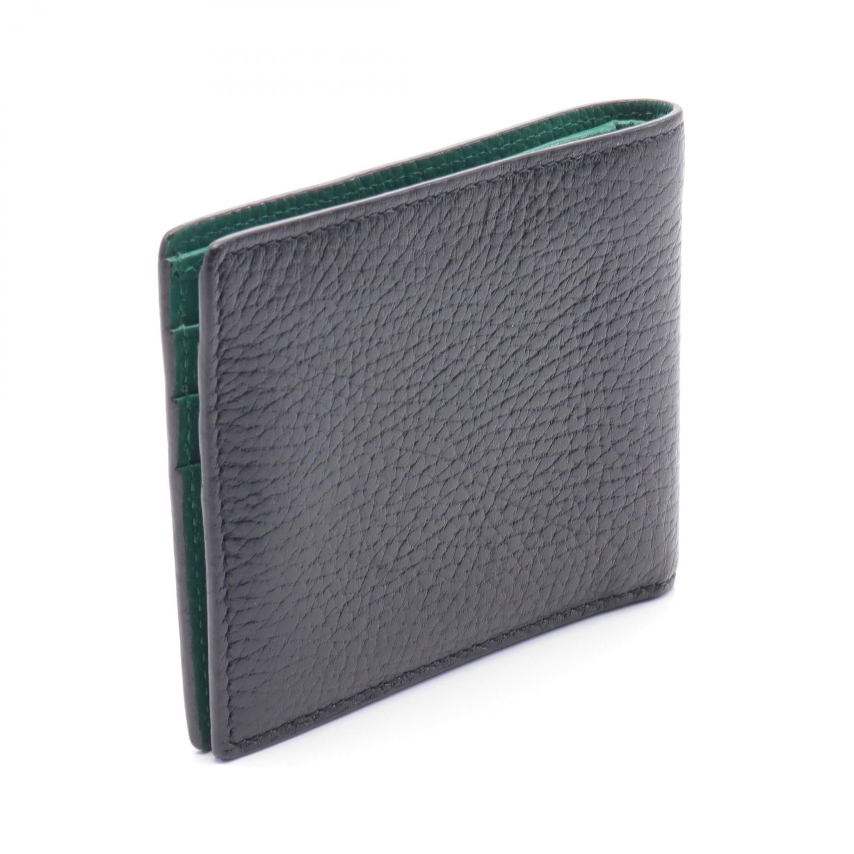 Gucci Leather Interlocking G Wallet Black