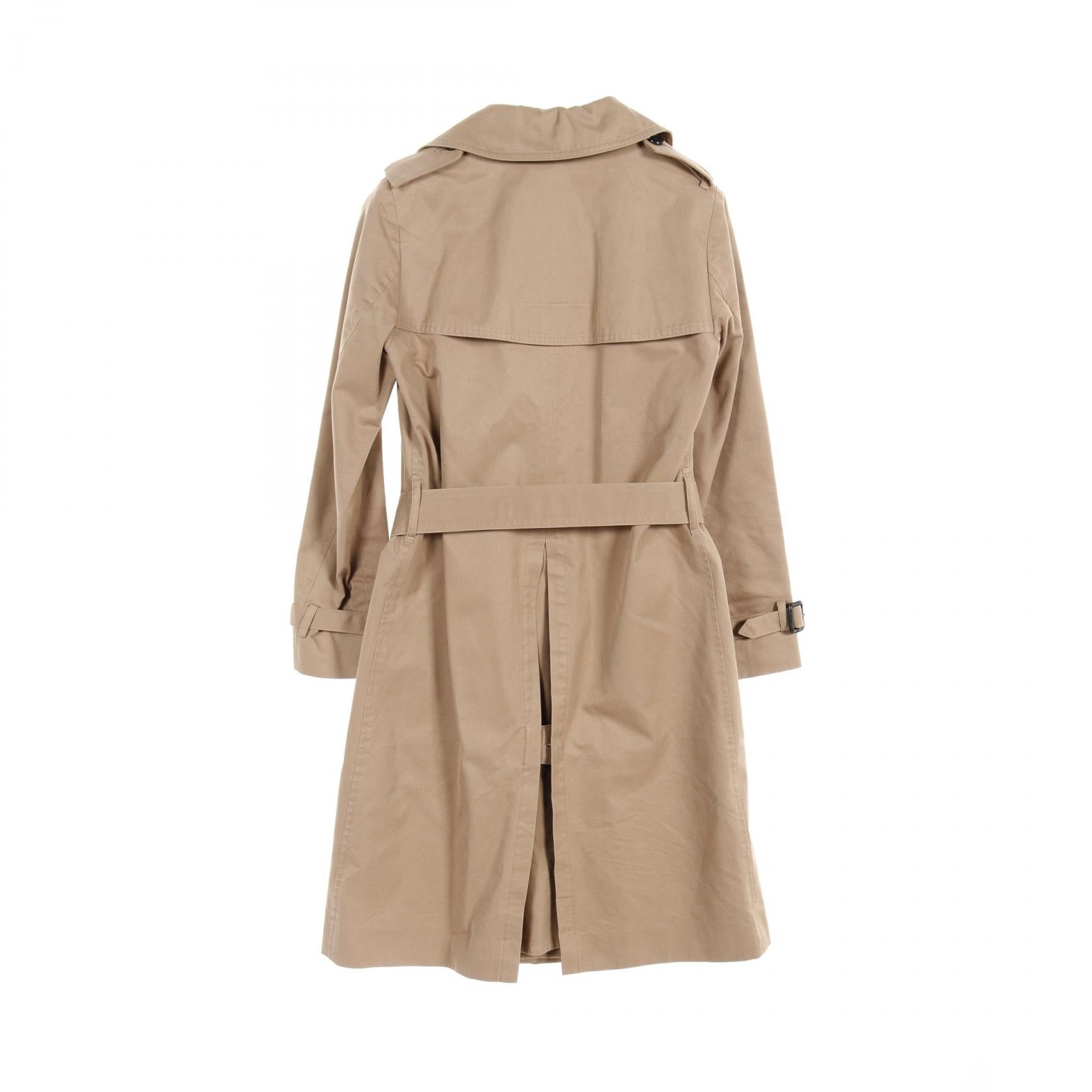 HYKE Cotton Trench Coat Beige