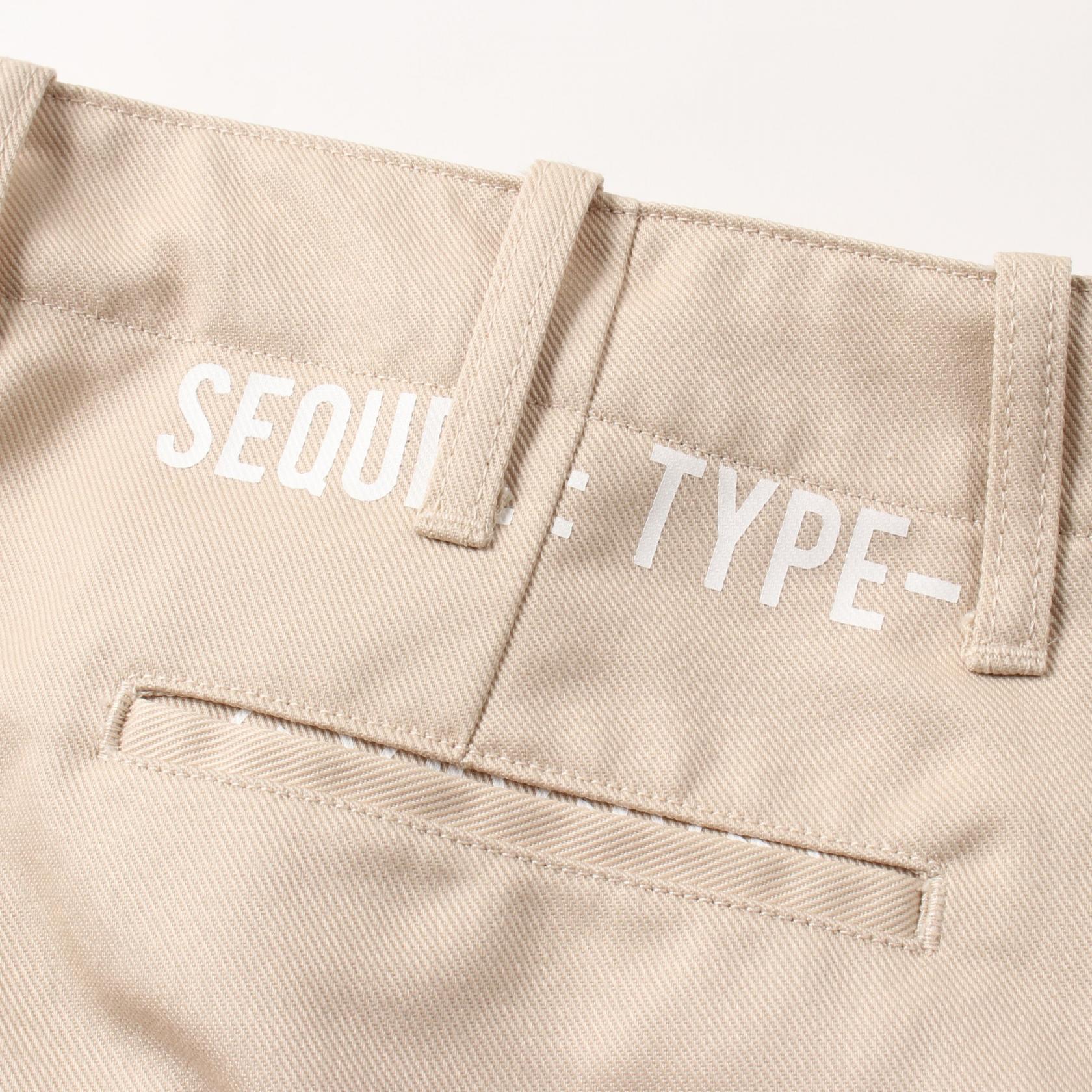 SEQUEL TYPE-E Polyester Chino Pants