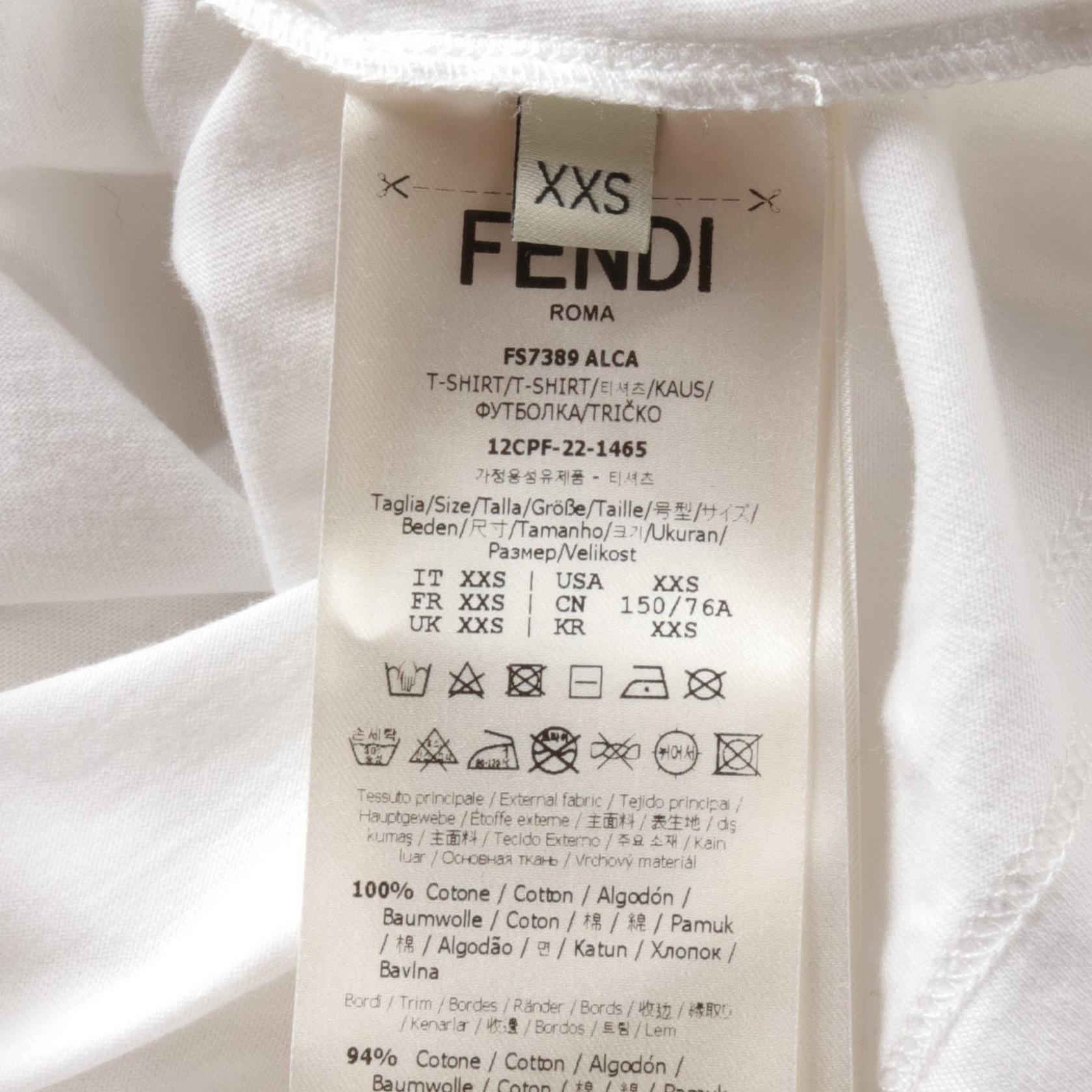 Fendi Cotton Top White